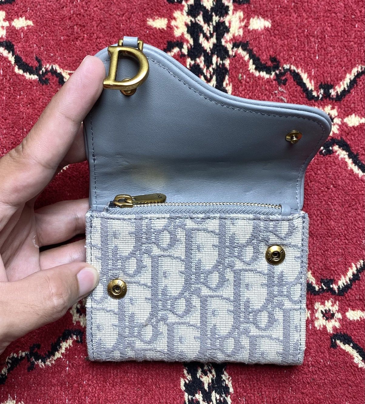 Dior Dior - Oblique Saddle Wallet Size ONE SIZE - 5 Thumbnail