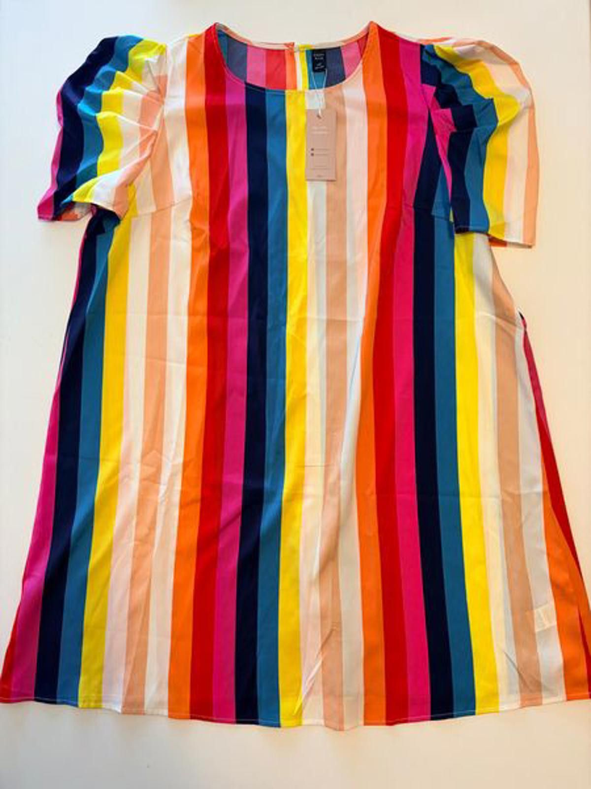 Other Emery Rose Multi-Colored Striped Dress (Size 4XL) Size 4XL / US 24-26 - 1 Thumbnail