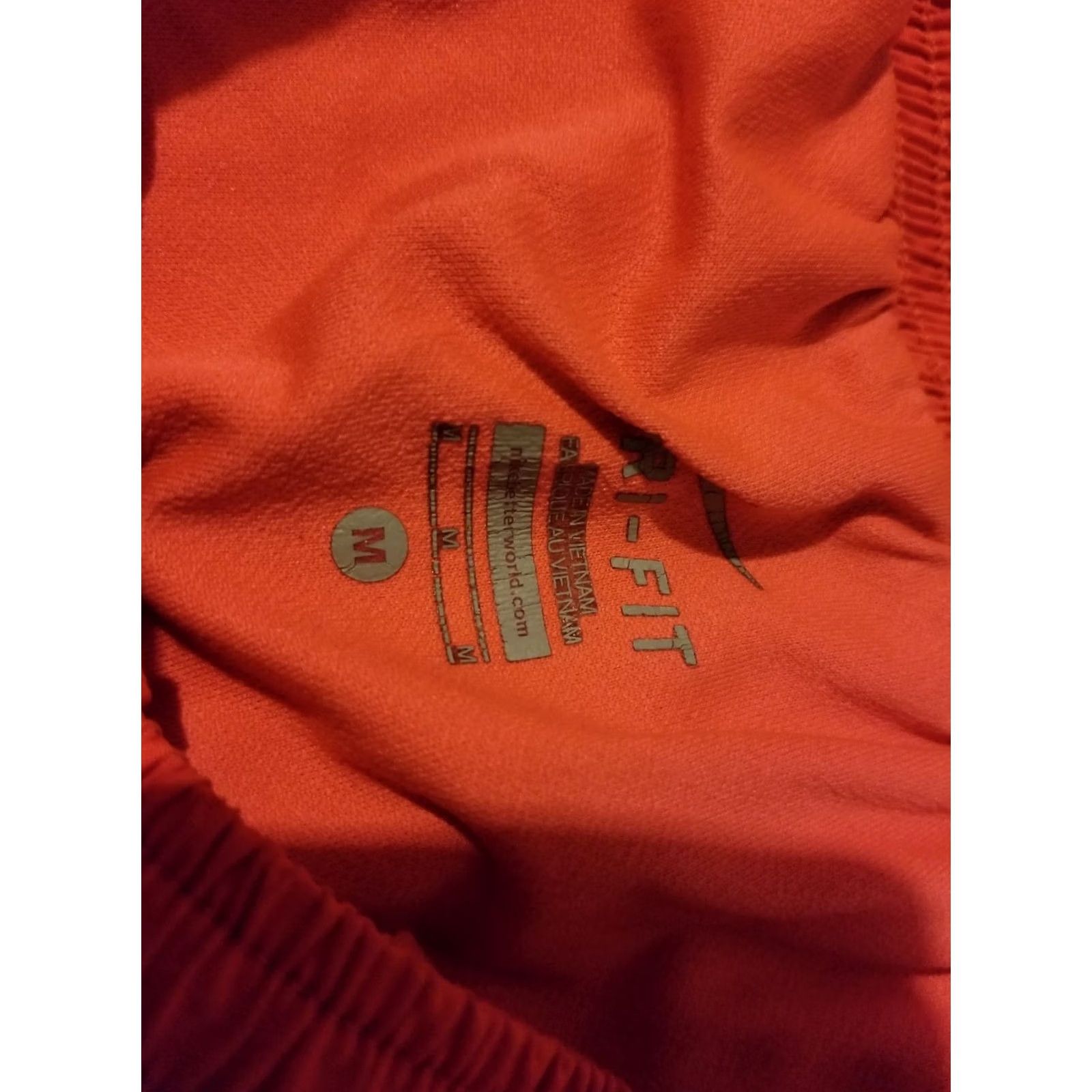 Nike Nike Shorts Womens M Medium Orange Athletic Gym Workout Size 32" / US 10 / IT 46 - 3 Thumbnail