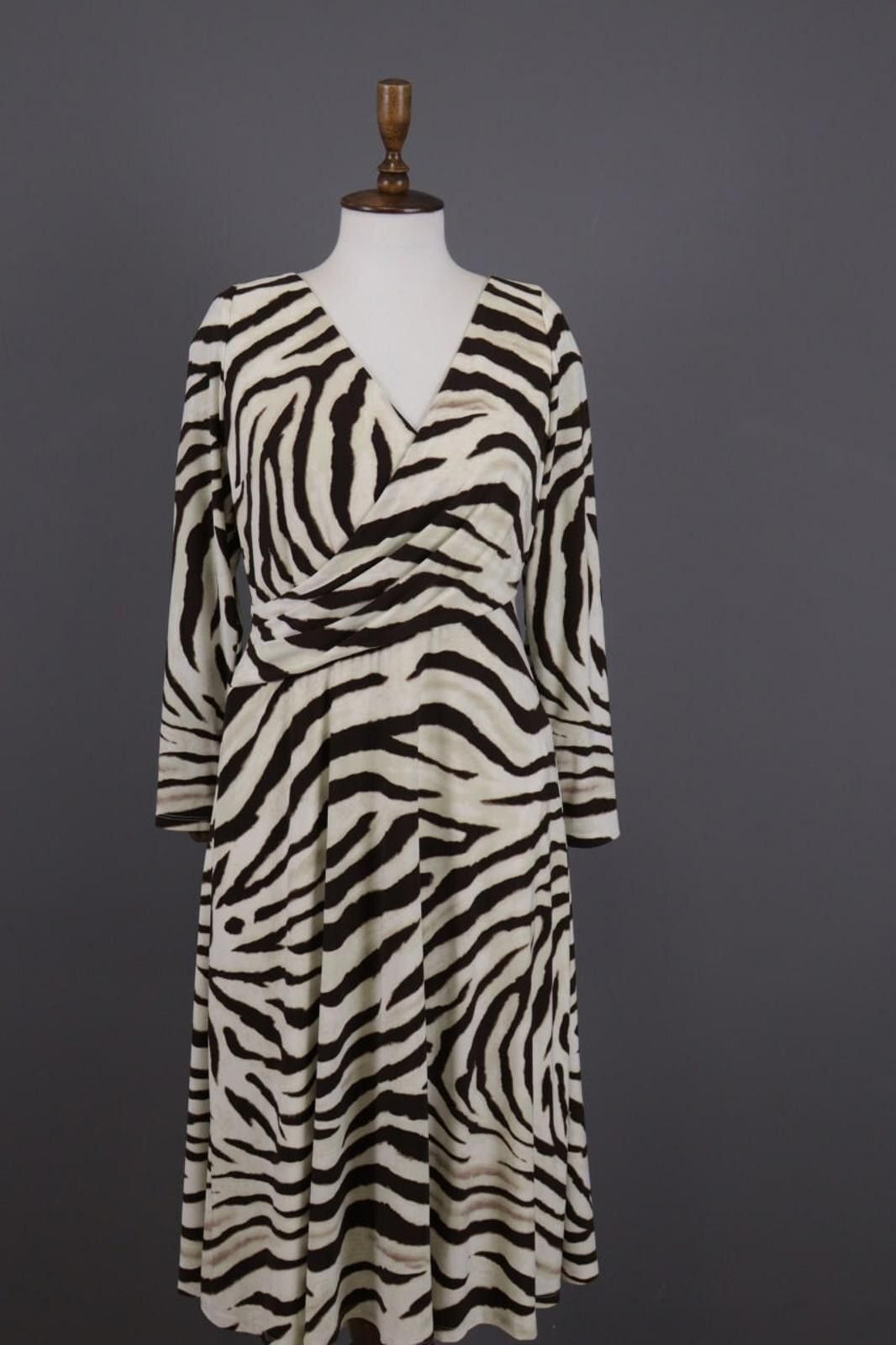 Lauren Ralph Lauren Ladies Ralph Lauren Animals Wrape Long Dress Size 10 Size L / US 10 / IT 46 - 1 Thumbnail