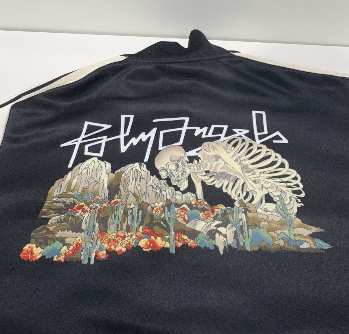 Palm Angels Palm Angels Desert Skull zipped track sweatshirt Size US L / EU 52-54 / 3 - 10 Thumbnail