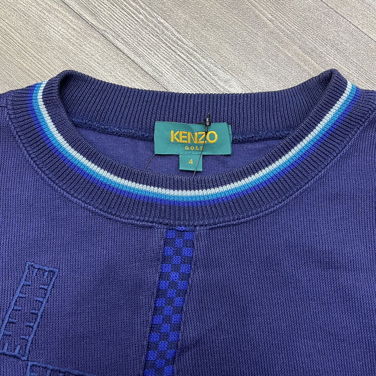 Japanese Brand × Kenzo × Vintage Vintage Kenzo Golf Sweatshirt Embroidery Big Logo Size US XL / EU 56 / 4 - 4 Thumbnail