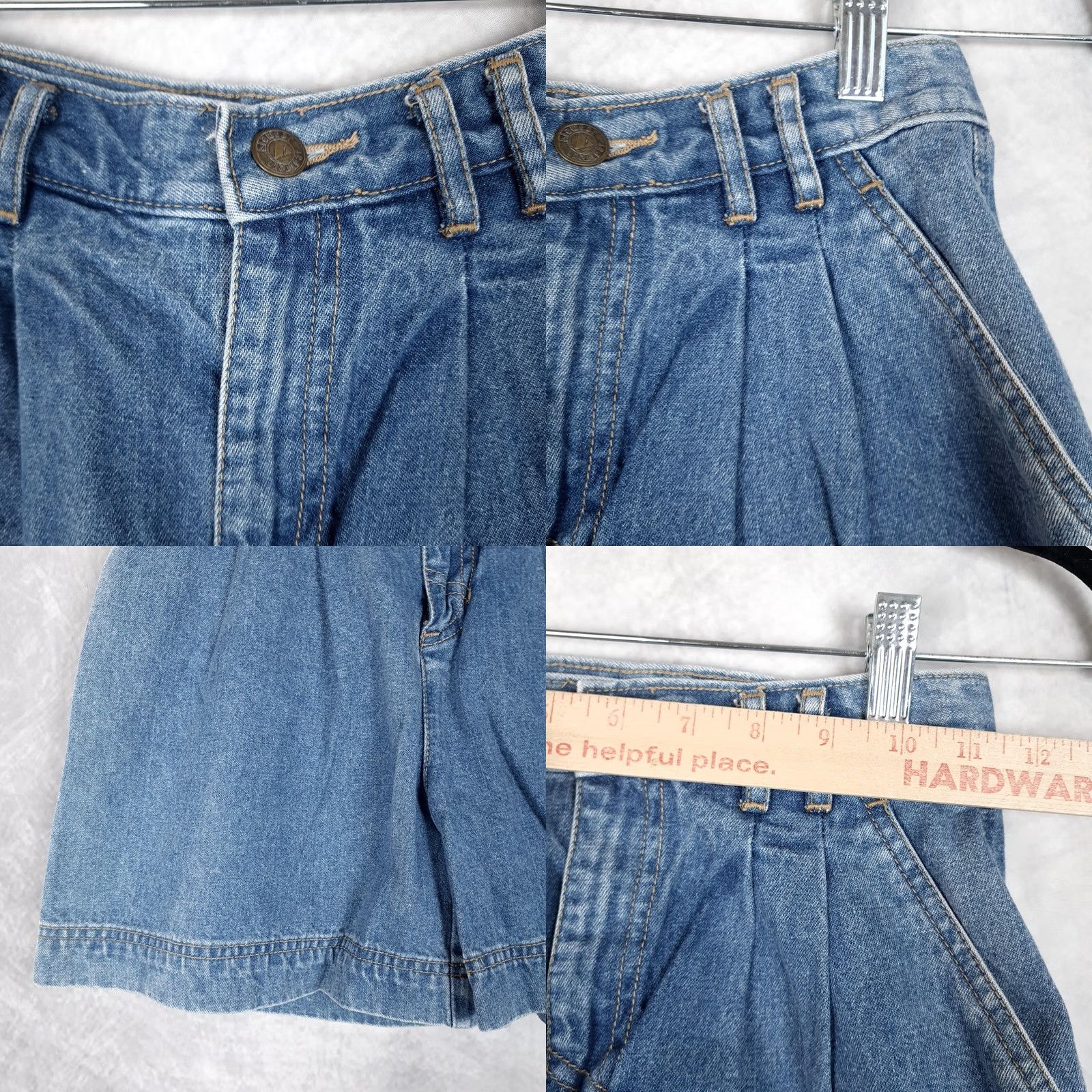 Vintage Vintage Lizwear Shorts Womens 4P Blue Denim High Rise Pleated Mom 90s Summer Casual Vintage Womens Lizwear 4P Blue Denim Shorts Size 27" / US 4 / IT 40 - 8 Thumbnail