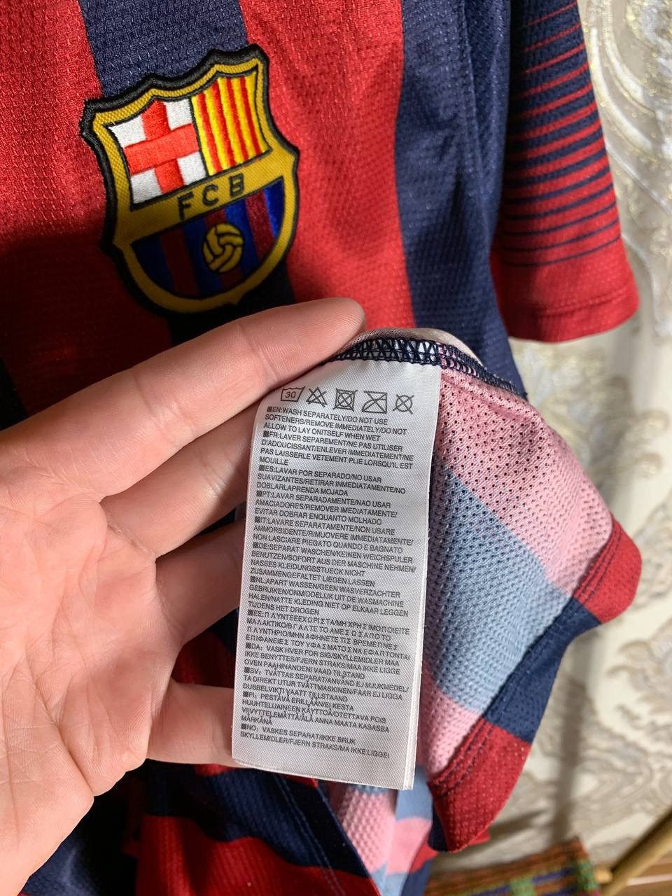 Nike × Vintage VERY RARE NIKE FC BARCELONA SPAIN SOCCER JERSEY BLOKECORE Size US M / EU 48-50 / 2 - 9 Thumbnail