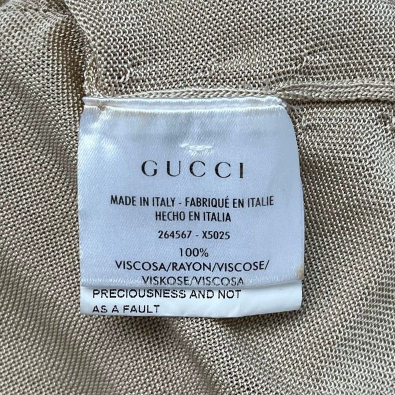 Gucci Gucci Heavy industry woven ice silk short sleeves 2503-Next Size US XS / EU 42 / 0 - 6 Thumbnail