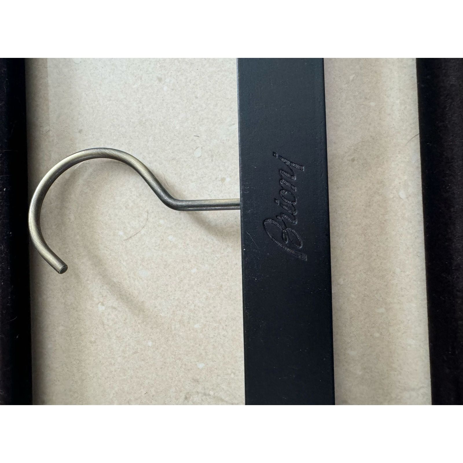Brioni o1rshd1 Size: OS / 8 Brioni Pant Hangers in Black Size ONE SIZE - 3 Thumbnail