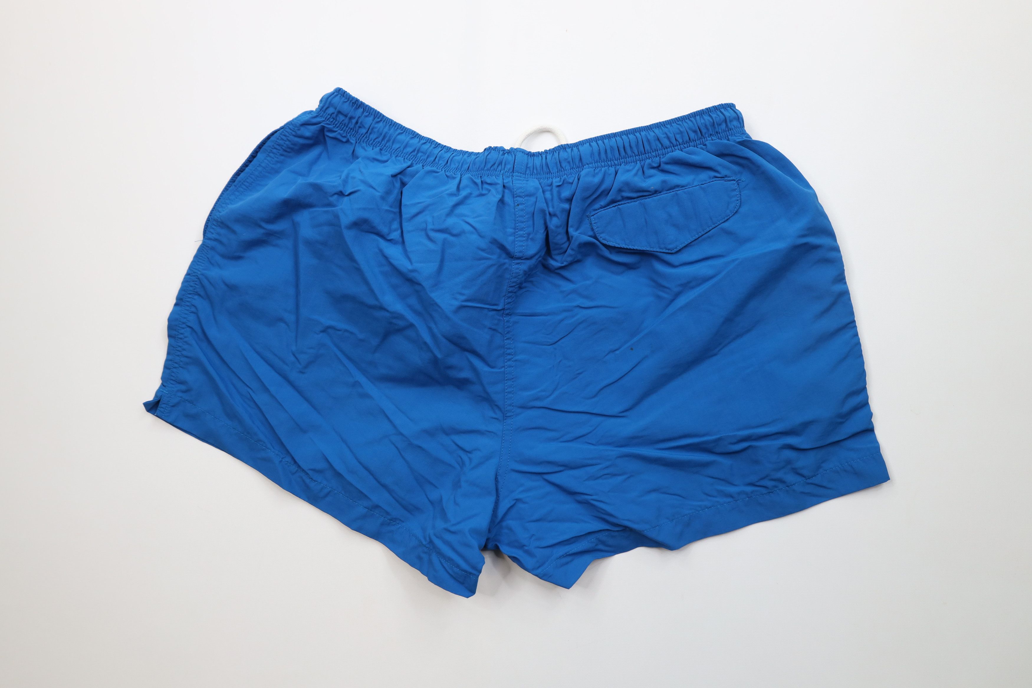 Lands' End Vintage 80s Lands End Knee Running Jogging Shorts Blue USA Size US 36 / EU 52 - 7 Thumbnail