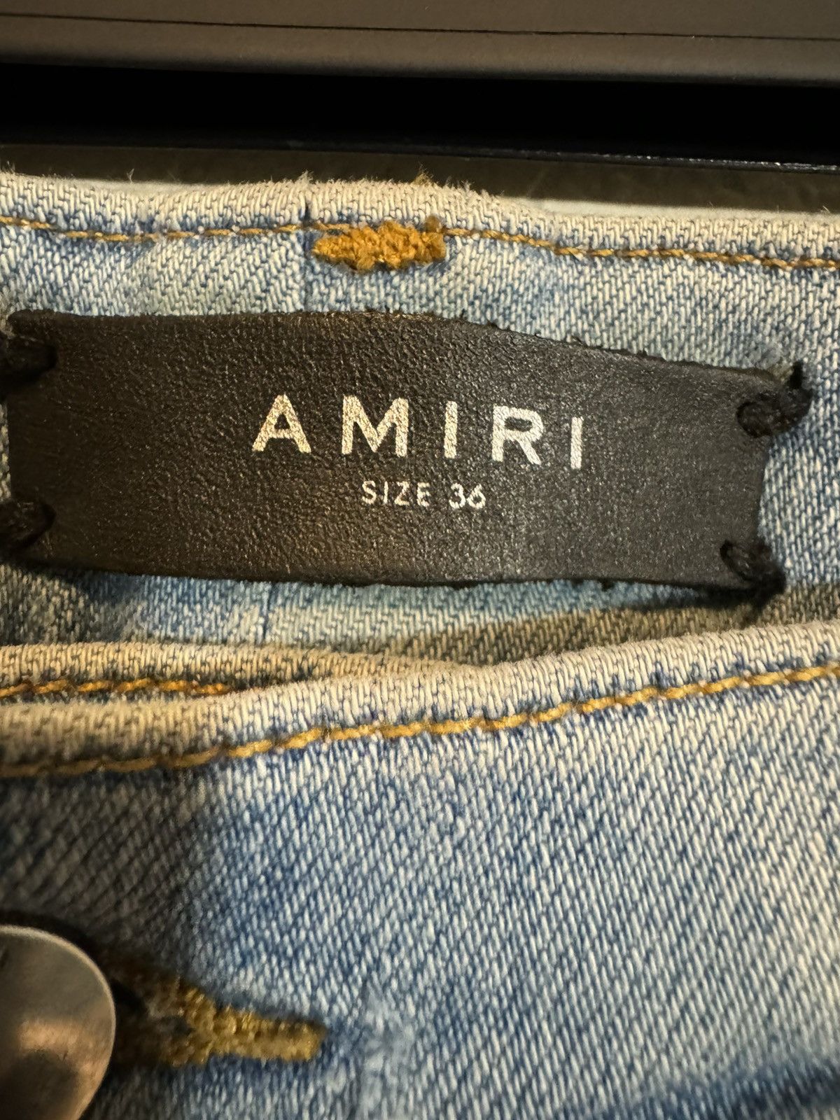 Amiri EUC Amiri Distressed Denim Skinny Jeans Size US 36 / EU 52 - 15 Thumbnail