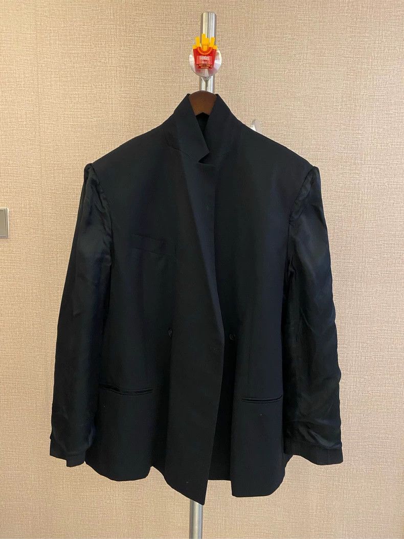Balenciaga Balenciaga Reversible reversible dark logo suit jacket jac Size US S / EU 44-46 / 1 - 3 Thumbnail