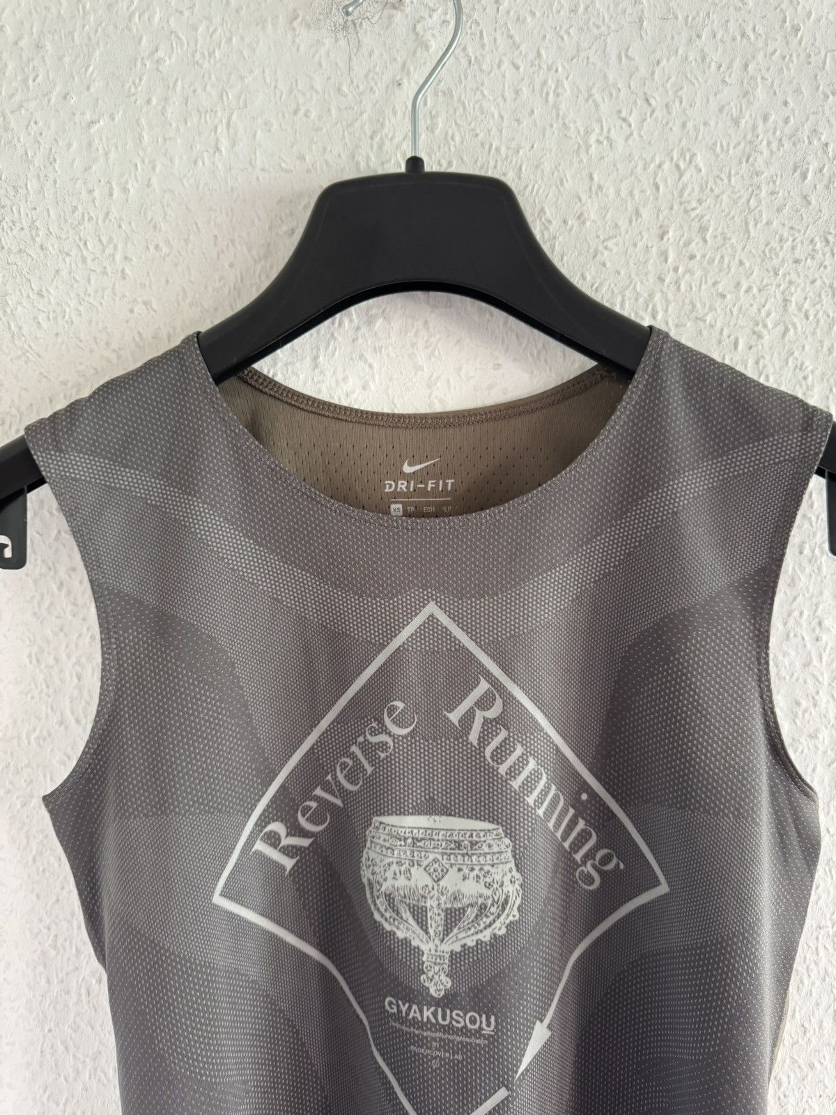 Nike Reverse Running Tank Top Size US XS / EU 42 / 0 - 3 Thumbnail