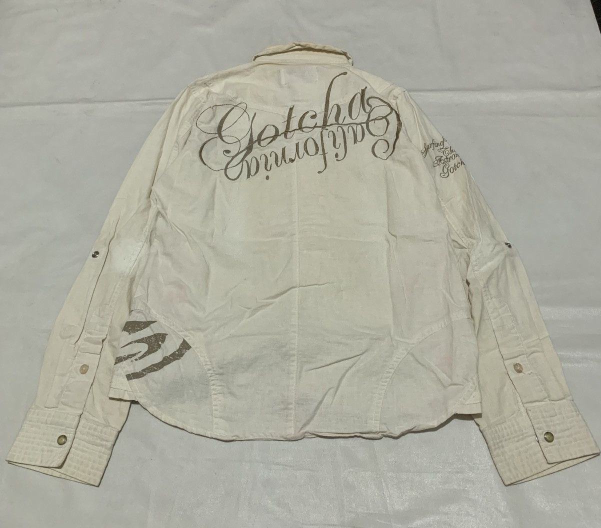 Gotcha Vintage Gotcha Covered Denim White Shirt Size US S / EU 44-46 / 1 - 12 Thumbnail
