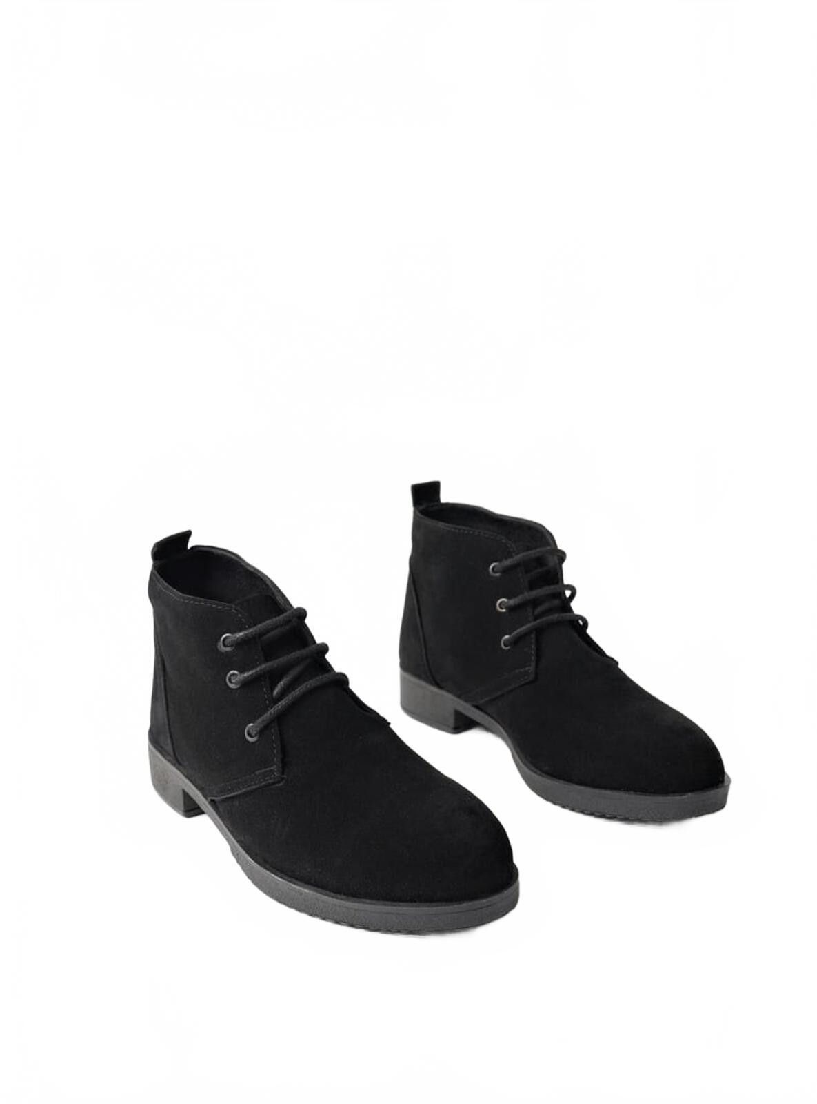 Genetic Manipulation Shinichiro Kuriya Black Suede Ankle Boots for Women, Size - 8 Size US 8 / IT 38 - 5 Thumbnail