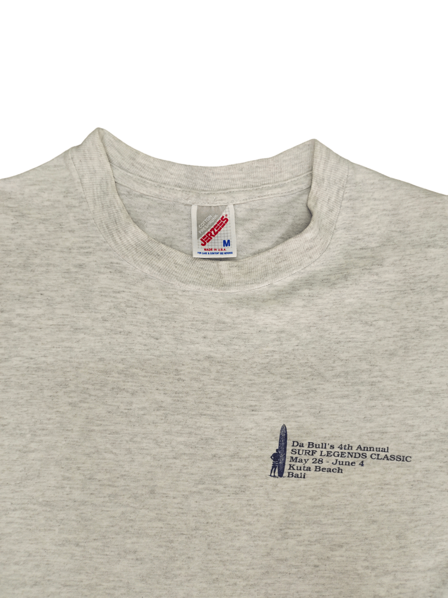 Quiksilver Vtg 90's Greg Noll Da Bull's Fourth Annual Surfing T-Shirt Size US M / EU 48-50 / 2 - 8 Thumbnail
