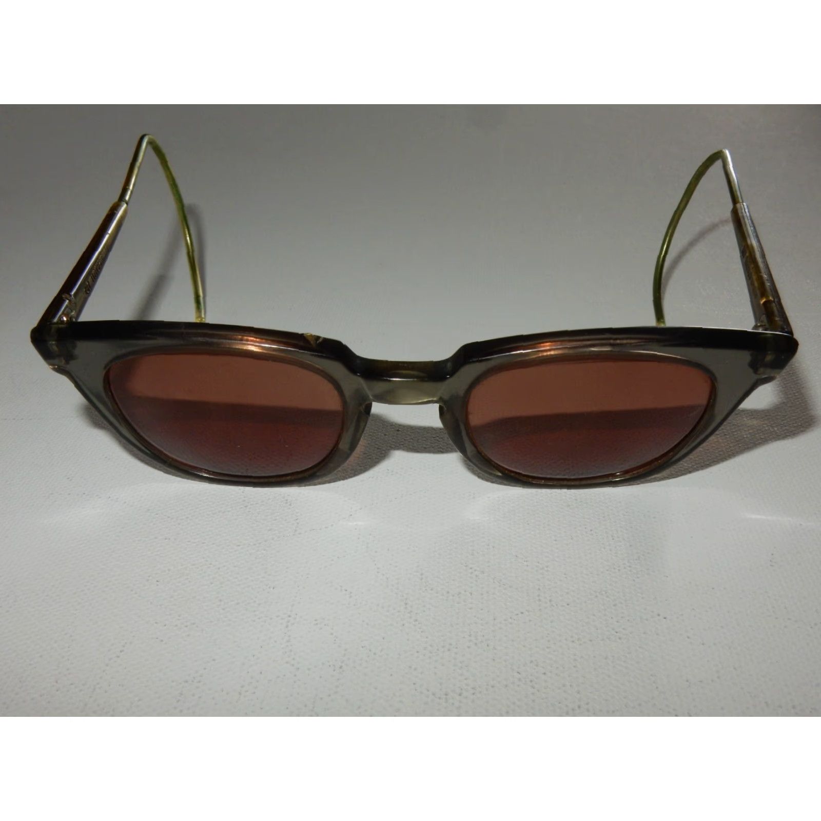 VINTAGE Titmus Sunglasses Men Adult Medium Gray 6.75/6 3/4 Z87