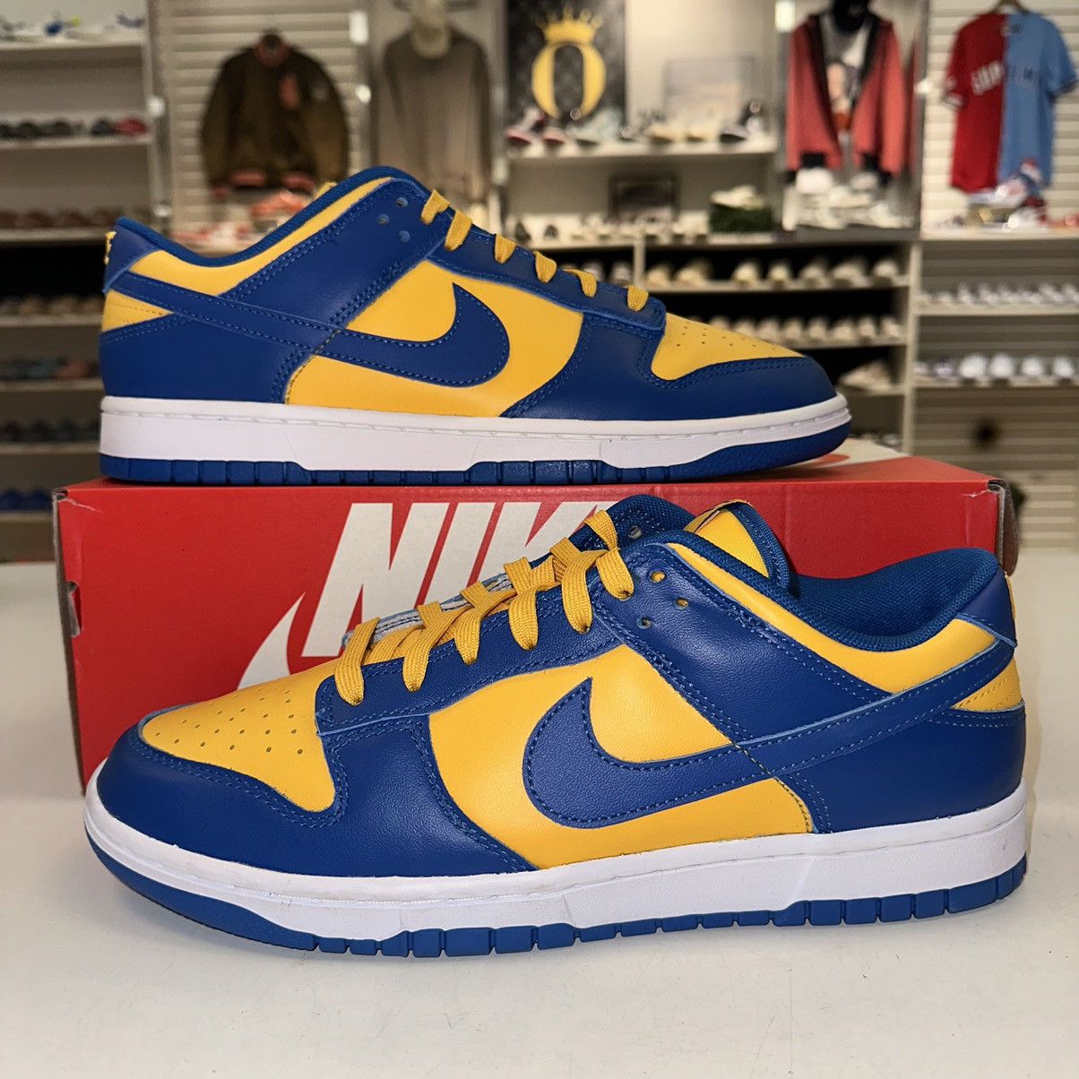 image of Size 10 - Nike Dunk Low Ucla Shoes in Yellow, Men's