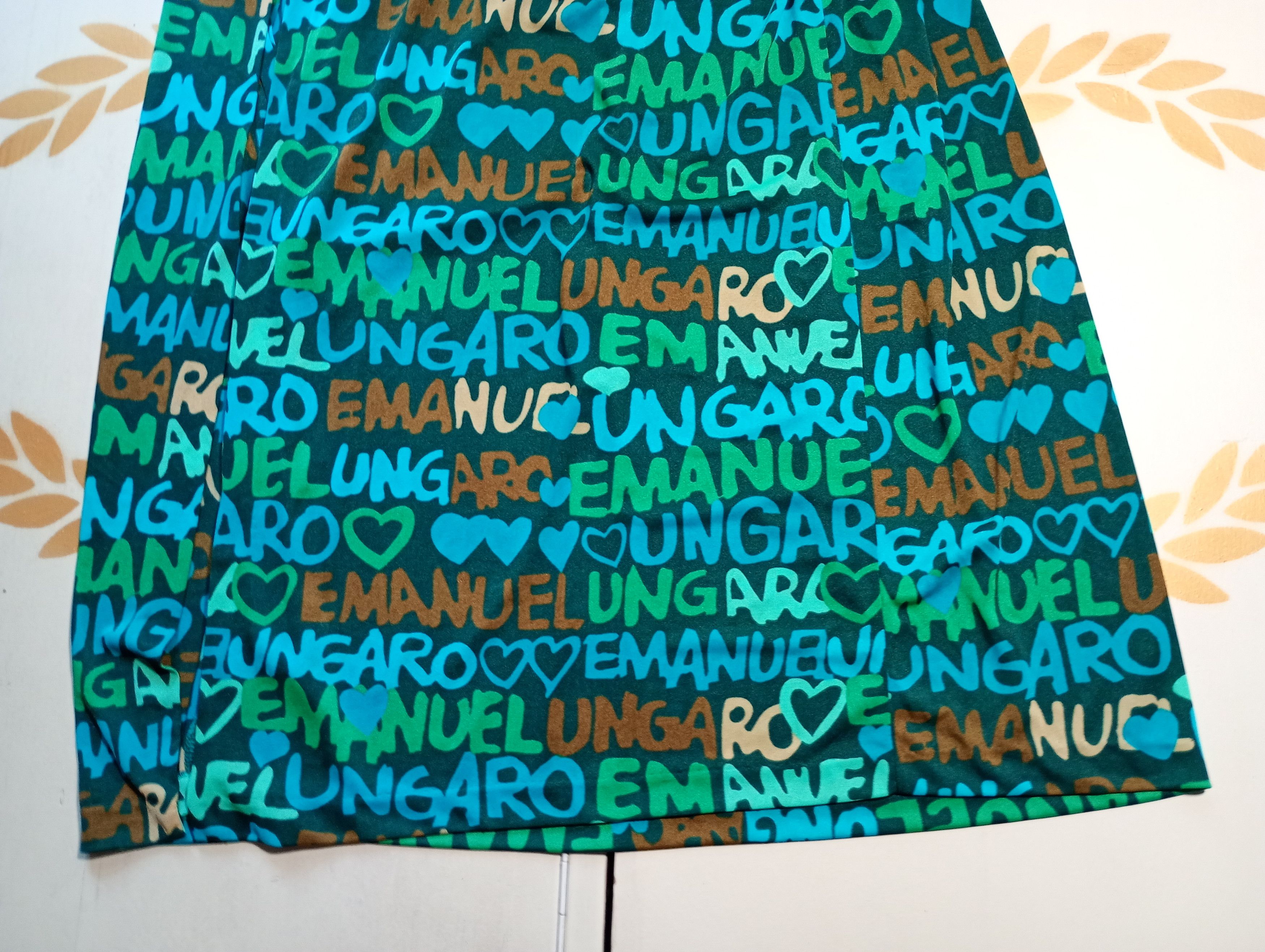 Emanuel Ungaro Emanuel Ungaro Pareo Monogram Skirt Vintage Size 30" / US 8 / IT 44 - 3 Thumbnail