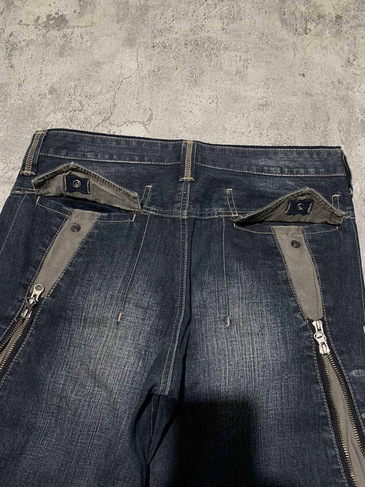PPFM PPFM japan multizipper convertible punk jeans 32x32 Size US 32 / EU 48 - 10 Thumbnail