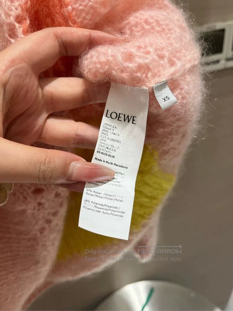 Loewe Loewe Casual turtleneck, color-blocked loose sweater Size XS / US 0-2 / IT 36-38 - 4 Thumbnail