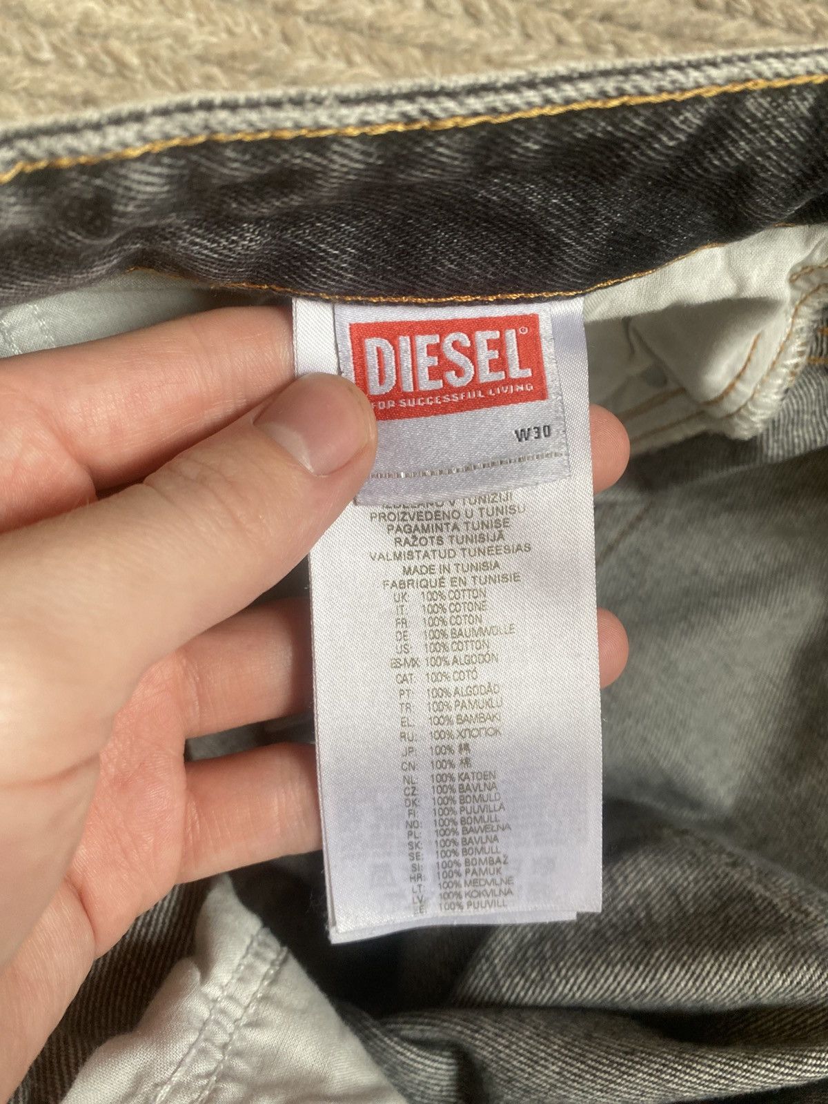 Diesel Diesel D Rise Denim Size US 30 / EU 46 - 4 Thumbnail
