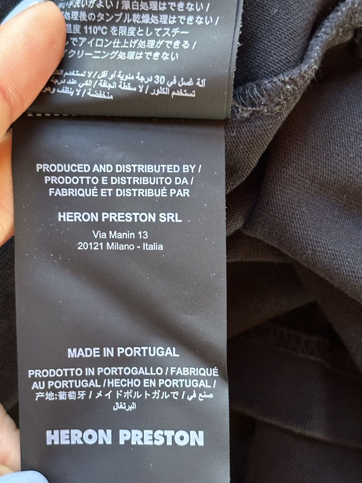 Heron Preston Heron Preston Mock Neck Long Sleeve T-Shirt Size US S / EU 44-46 / 1 - 7 Thumbnail