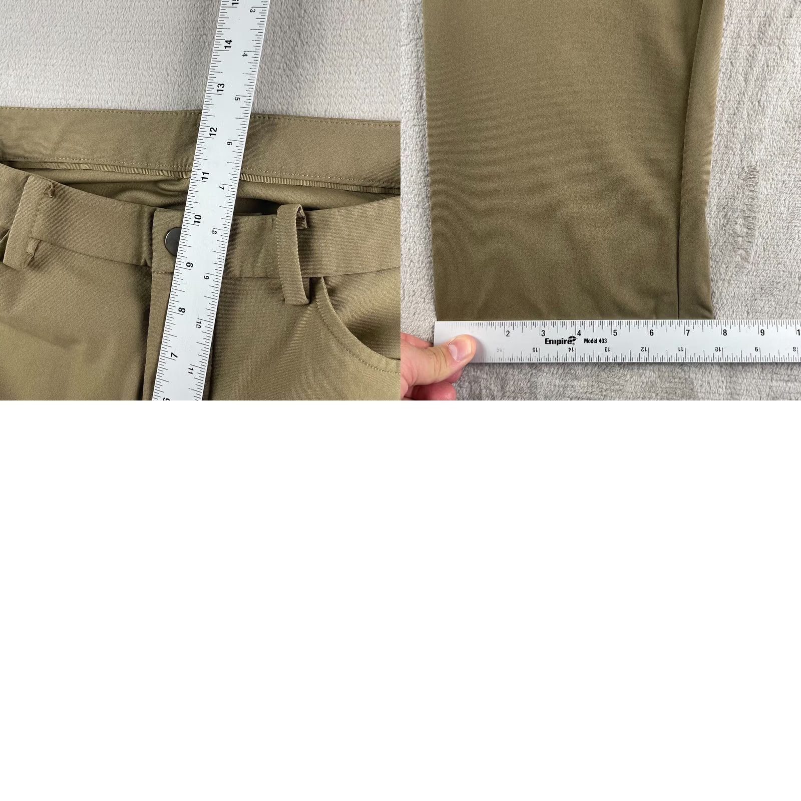 Lululemon Lululemon ABC Pants Men 34x33 Artifact Warpstreme Stretch Classic Fit Wicking Size US 34 / EU 50 - 8 Thumbnail