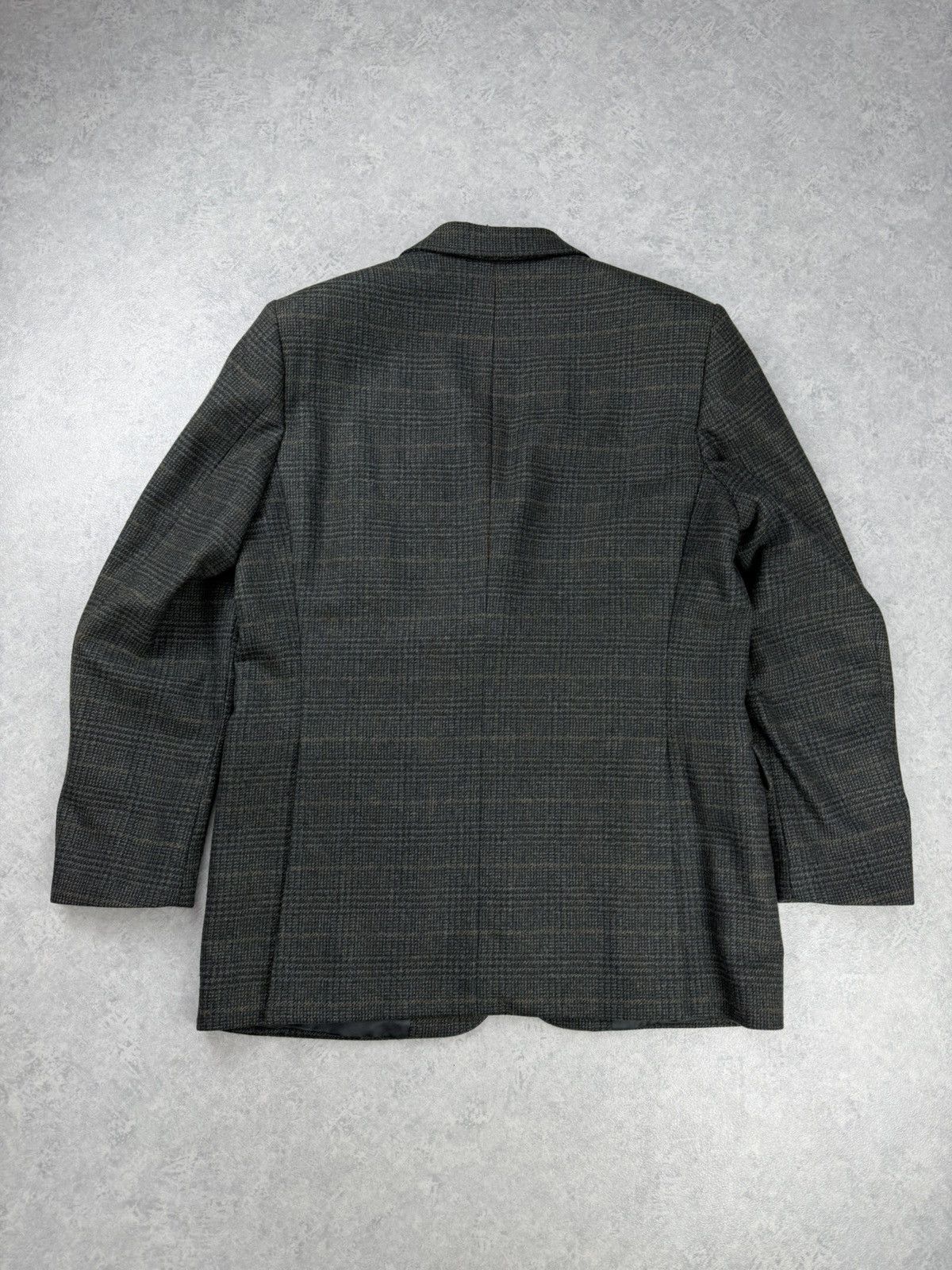 Burberry Burberry London Wool Cashmere Check Blazer Jacket Size 52 Size 42R - 13 Thumbnail