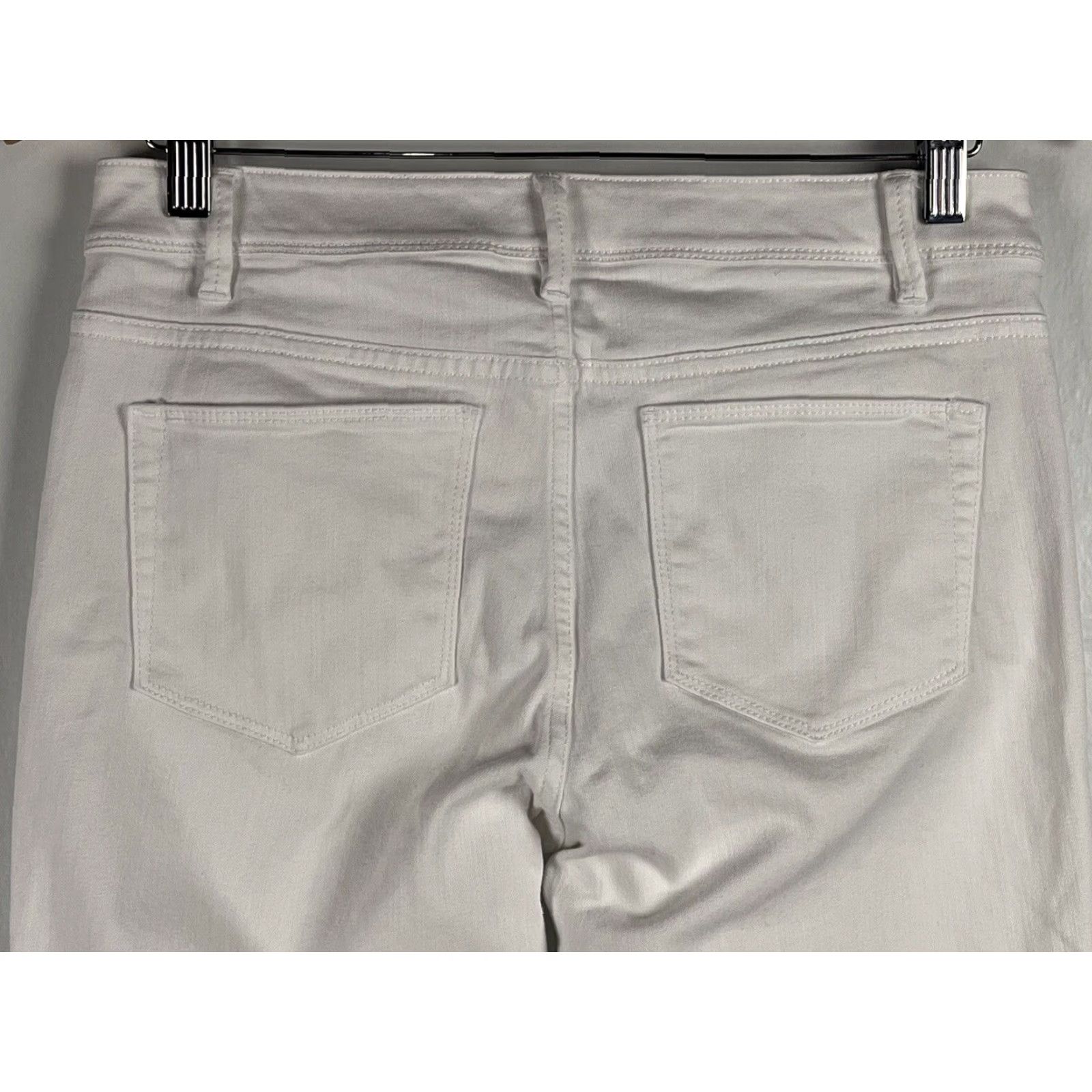 J. Jill J. Jill Slim Ankle Jeans Size 4 White Women, Regular, Authentic Fit, GUC Size 27" / US 4 / IT 40 - 4 Thumbnail