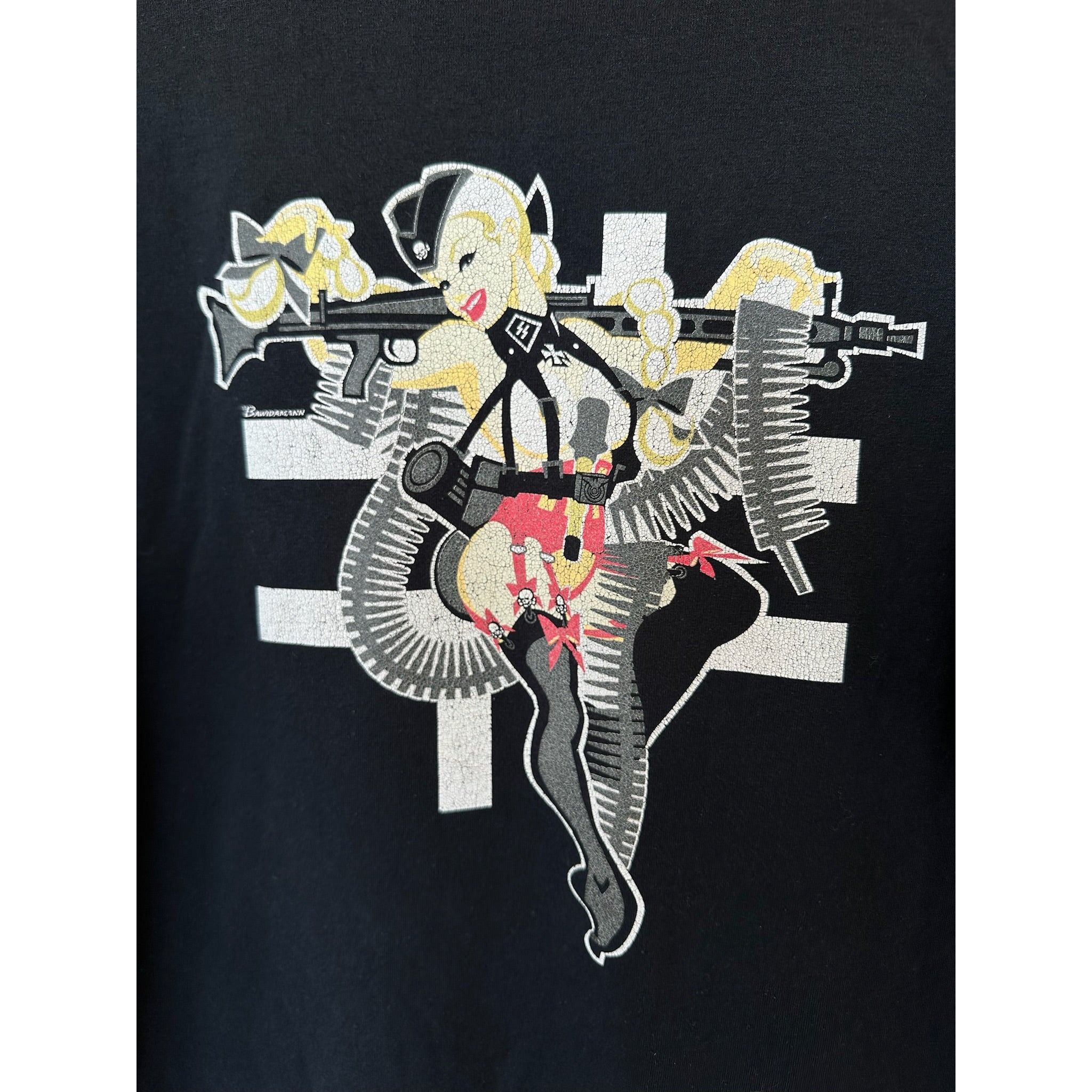 Vintage Gun Girl Tee Size US L / EU 52-54 / 3 - 3 Thumbnail