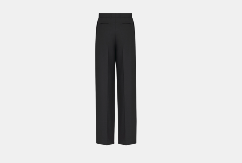 Dior o1w1db10525 493C10 Tailored Wide-Leg Pant in Black Size US 36 / EU 52 - 2 Thumbnail