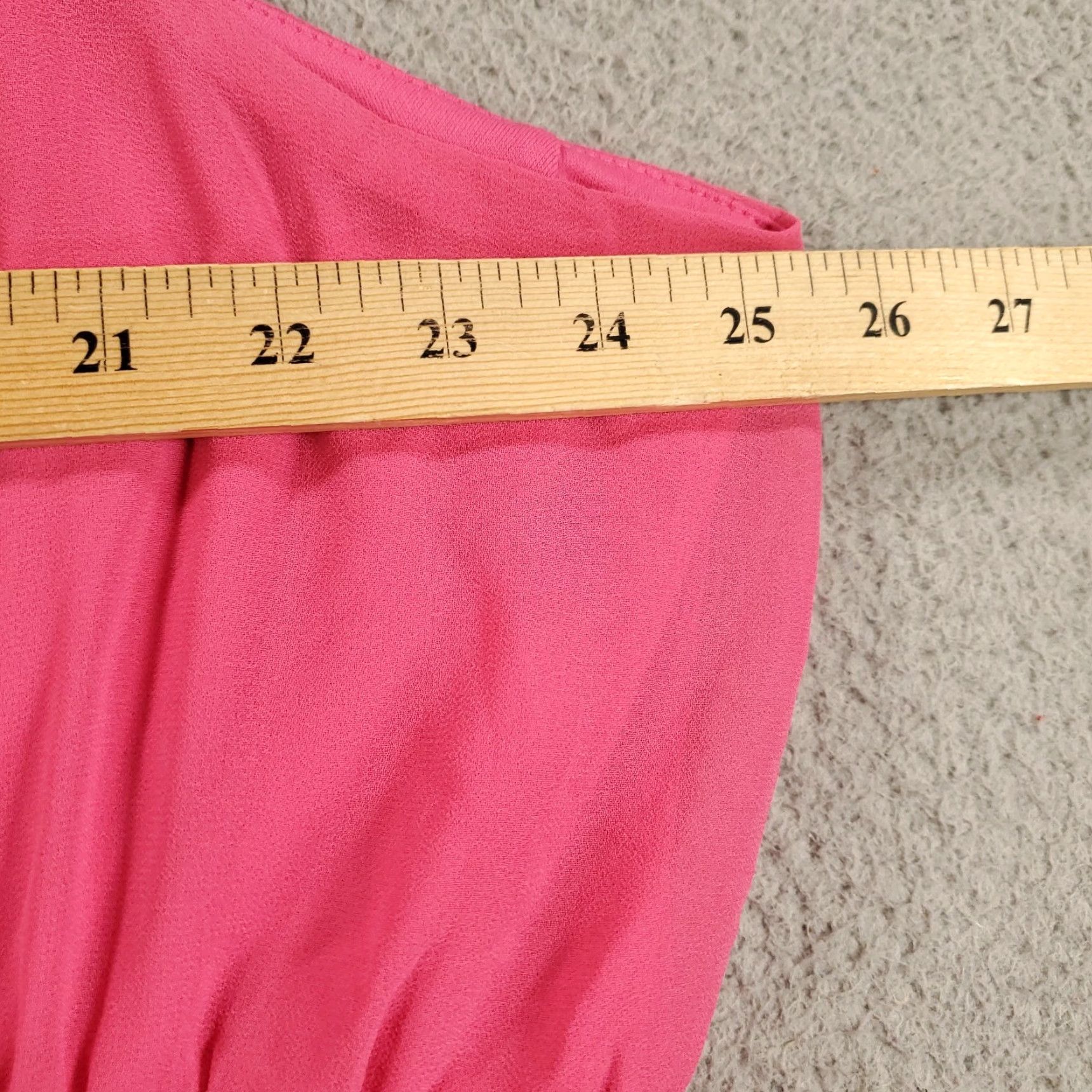 Torrid Torrid New Womens 4X Pink Midi Chiffon Cowl Neck Pleated Tank Sheer NWT Dress Size XXL / US 16-18 / IT 52-54 - 4 Thumbnail
