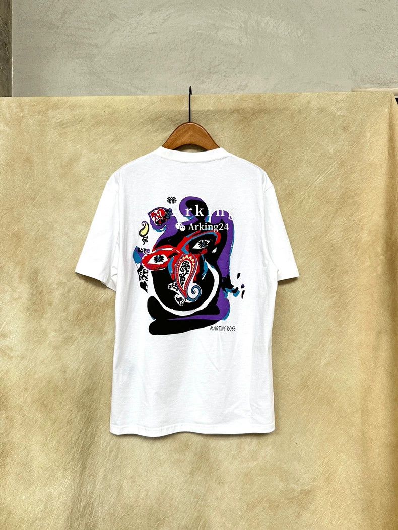Martine Rose Martine rose White printed short sleeves Size S / US 4 / IT 40 - 2 Thumbnail