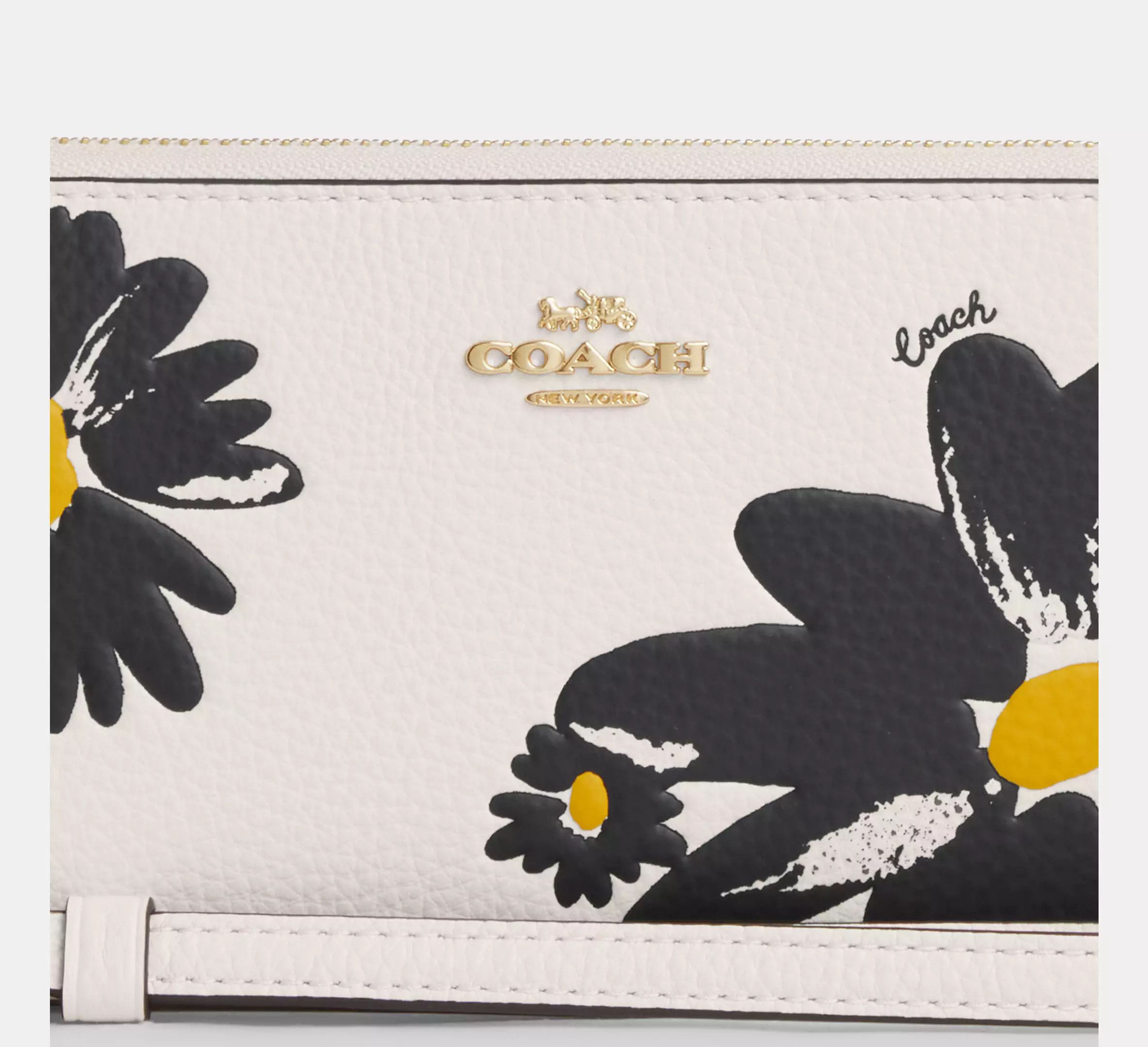 Coach Long Zip Around Wallet With Floral Print CZ608 Size ONE SIZE - 8 Thumbnail