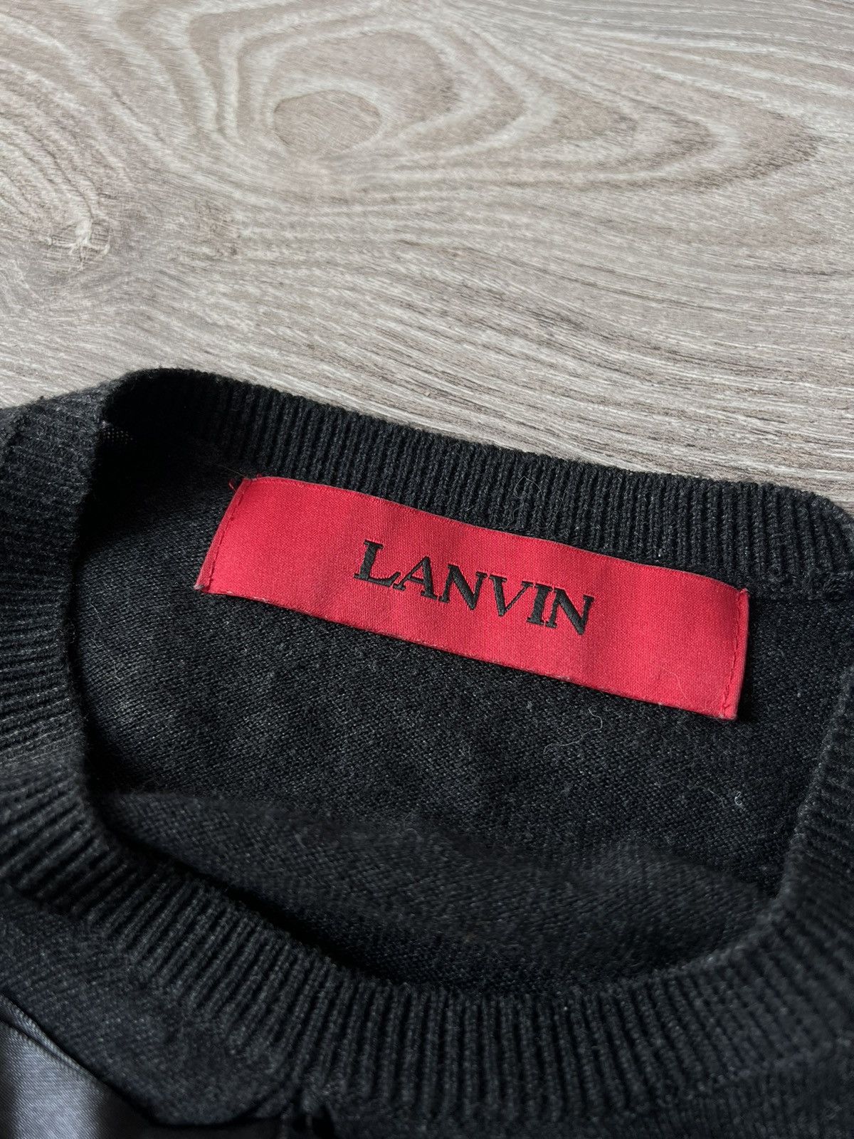 Japanese Brand × Lanvin ‼️Vintage Lanvin Red Tab Archival Wool Dress‼️ Size XS / US 0-2 / IT 36-38 - 7 Thumbnail