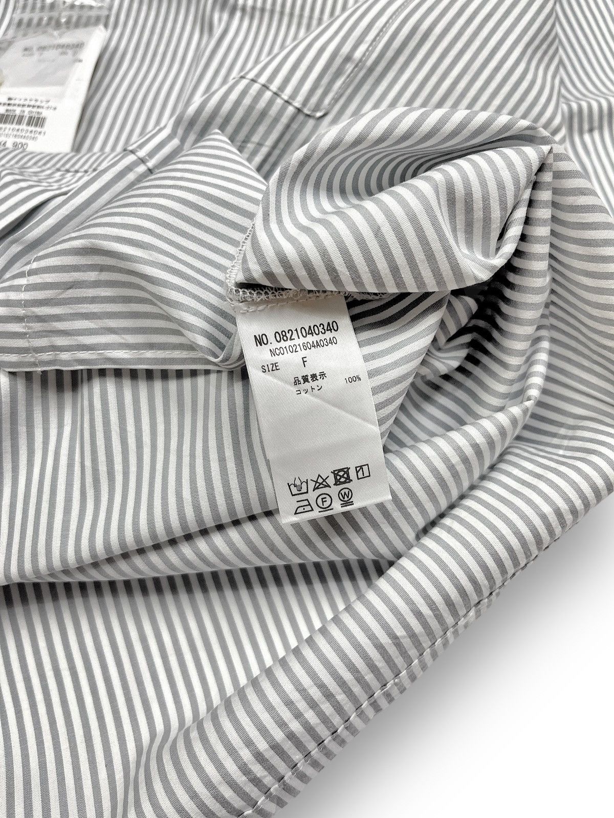 Japanese Brand BNWT Continuer De Nice Claup Striped Shirt Size US XXL / EU 58 / 5 - 7 Thumbnail