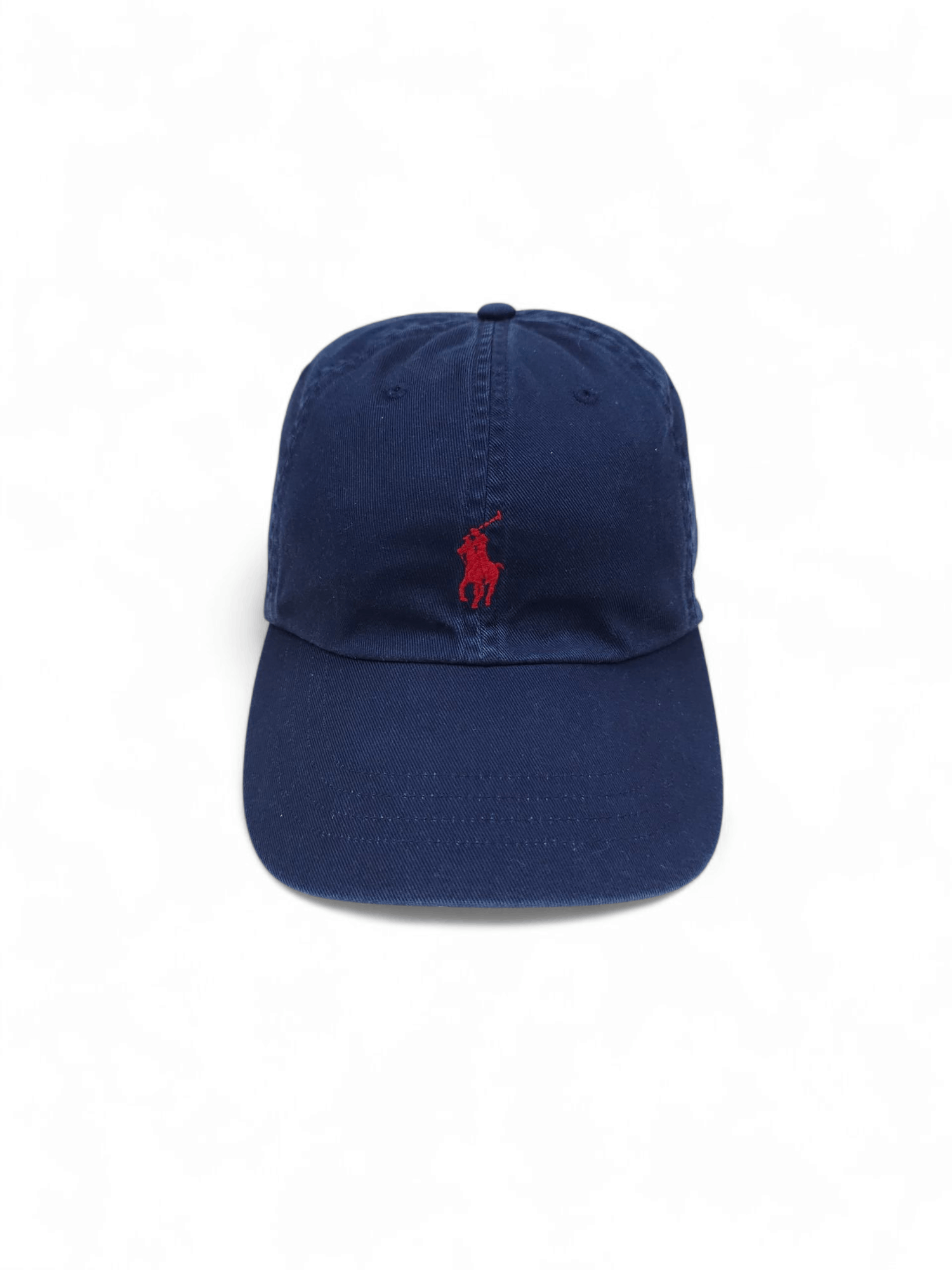 Polo Ralph Lauren 💎 90's Vintage Ralph Lauren Logo Strapback Navy Hat Cap Y2K Size ONE SIZE - 1 Thumbnail