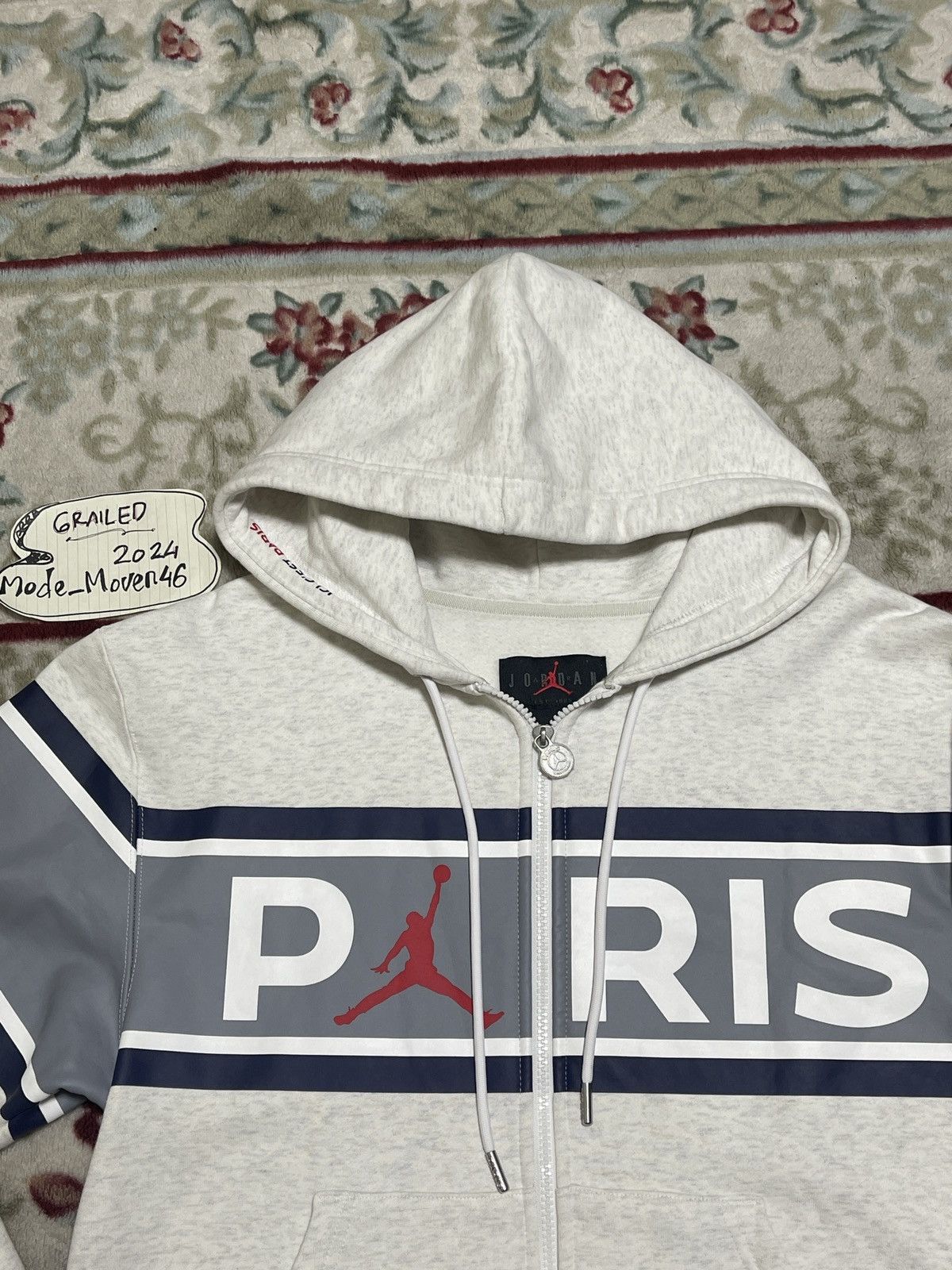 Jordan Brand × Nike Paris Saint Germain x Jordan PSG Hoodie Size US M / EU 48-50 / 2 - 2 Thumbnail