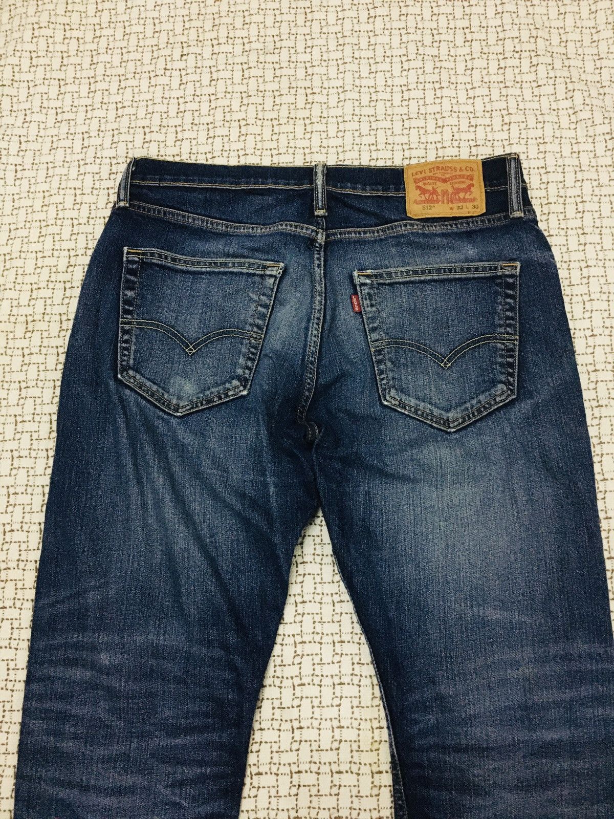 Levi's A06 Levis Lot 512 Distressed Denim Size US 33 - 11 Thumbnail