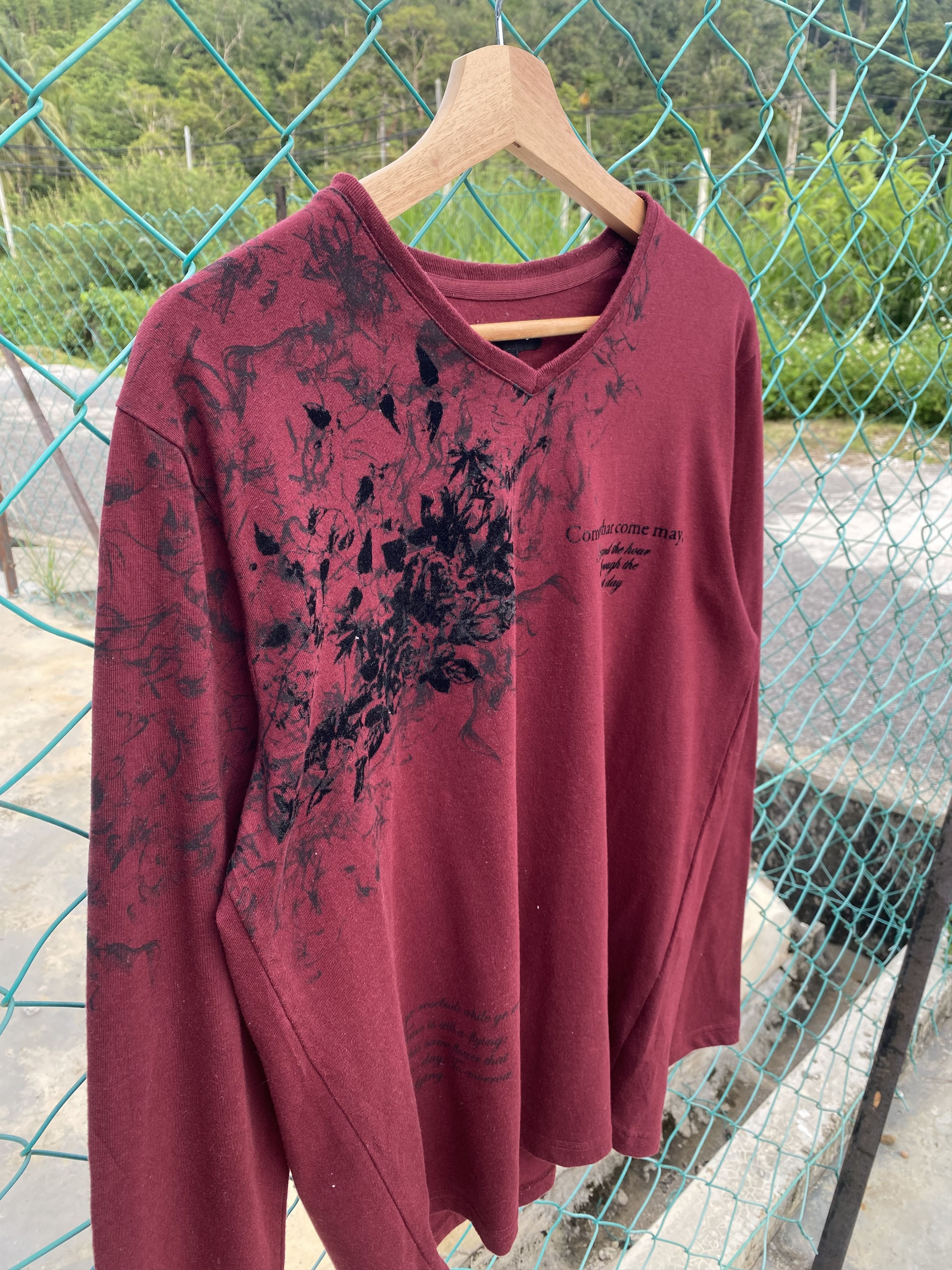 semanticdesign Semanticdesign vneck long sleeve tshirts Size XL / US 12-14 / IT 48-50 - 4 Thumbnail