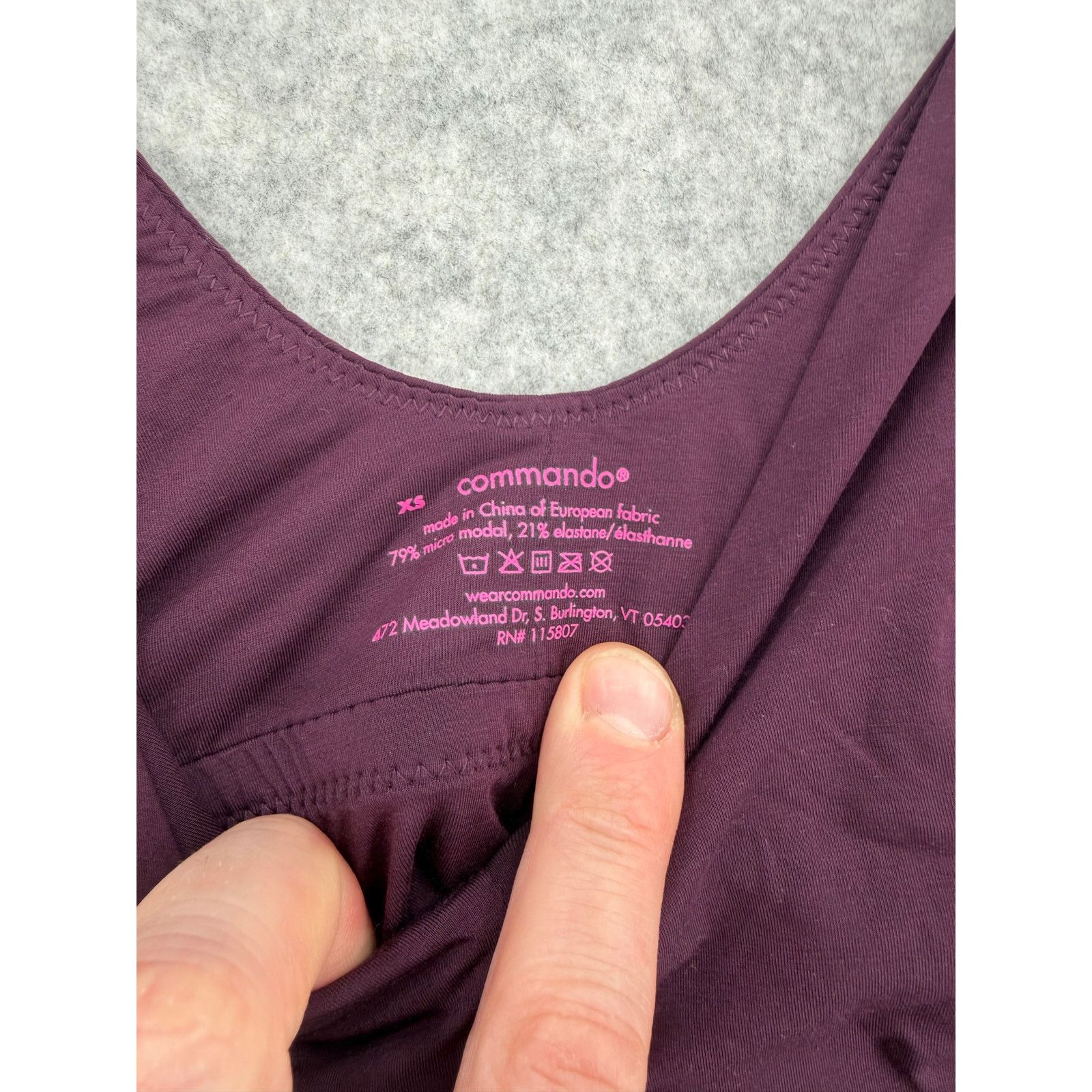 Commando NWT Commando Currant Butter Comfy Purple Bralette Size XS Size ONE SIZE - 2 Thumbnail