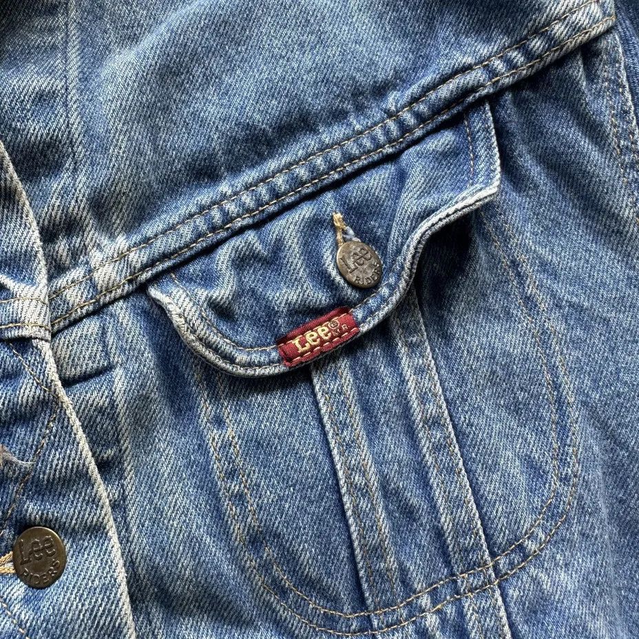 Lee Vintage 80s Lee MR Denim Jean Jacket Size Large Size US L / EU 52-54 / 3 - 4 Thumbnail