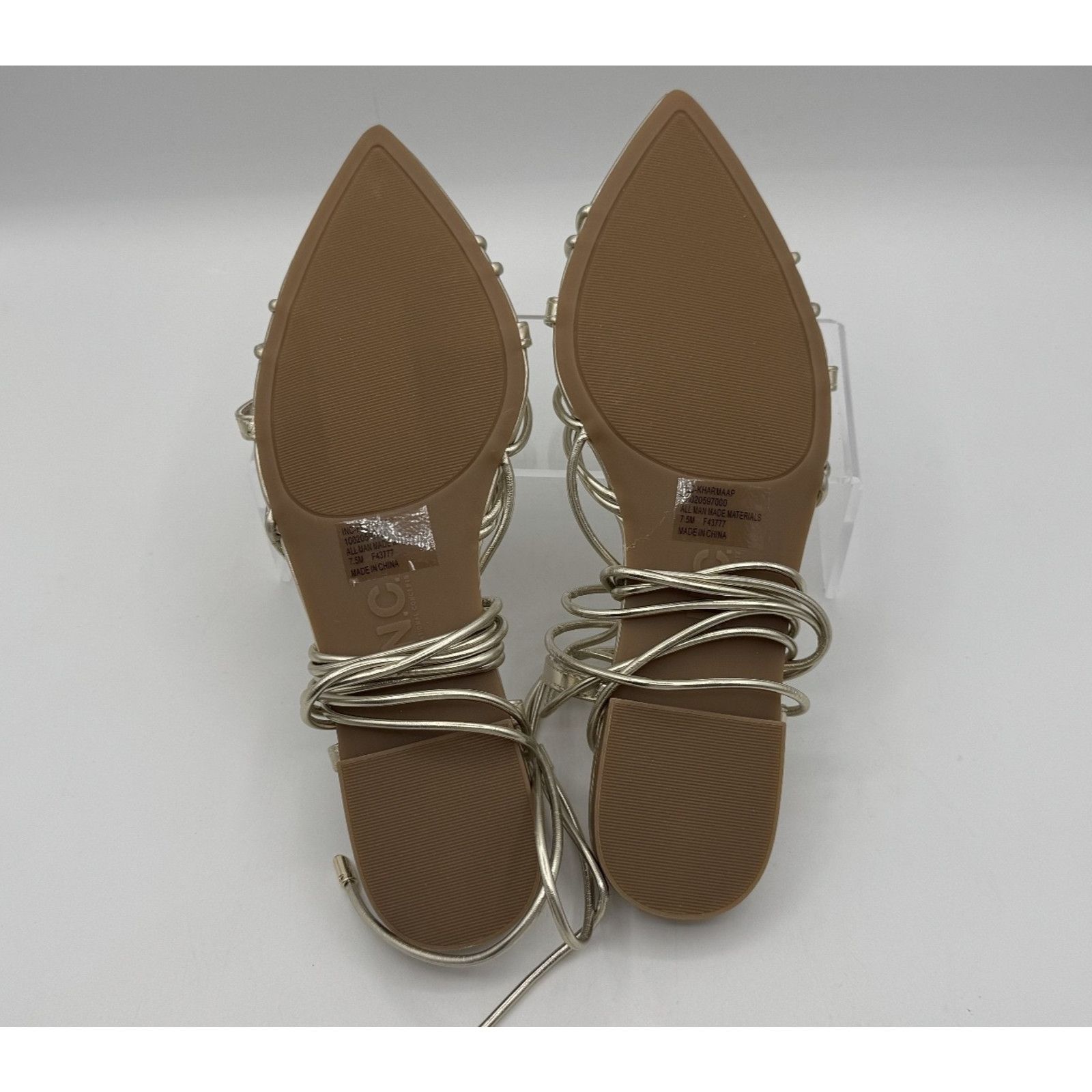 Other I.N.C. International Concepts Kharmaa Lace-Up Flat Sandal Size US 7.5 / IT 37.5 - 7 Thumbnail