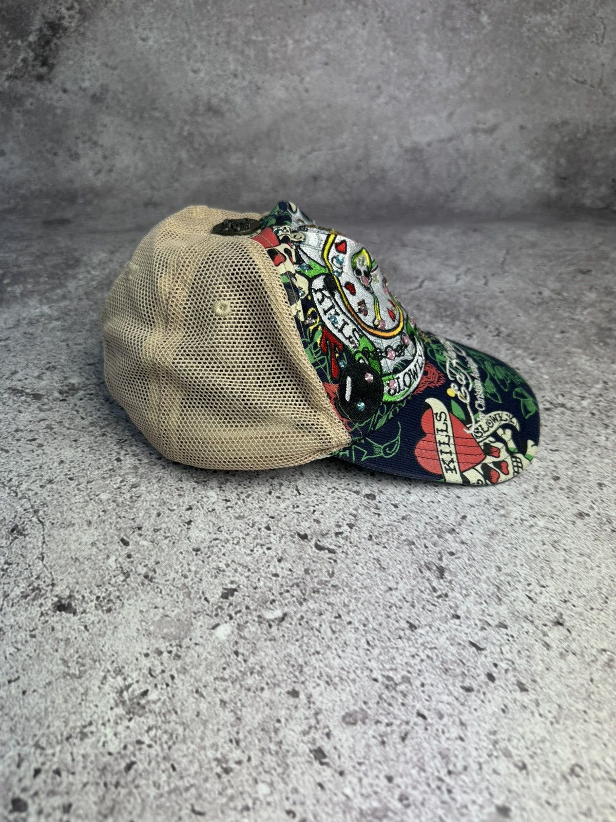 Christian Audigier × Ed Hardy × Vintage Ed Hardy by Christian Audigier Cap Hat Vintage Men’s Size ONE SIZE - 4 Thumbnail