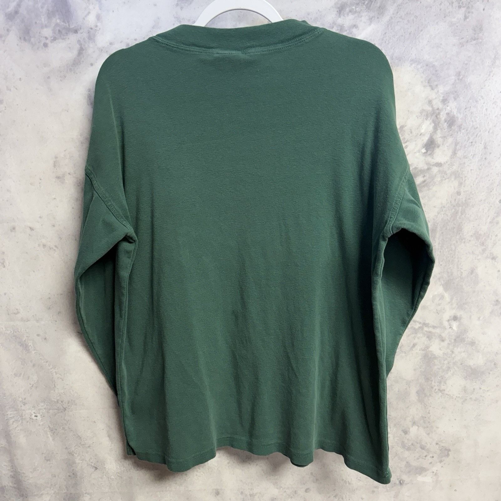 Vintage Vintage 90s Green Mock Neck Long Sleeve T Shirt Medium Size US M / EU 48-50 / 2 - 2 Thumbnail
