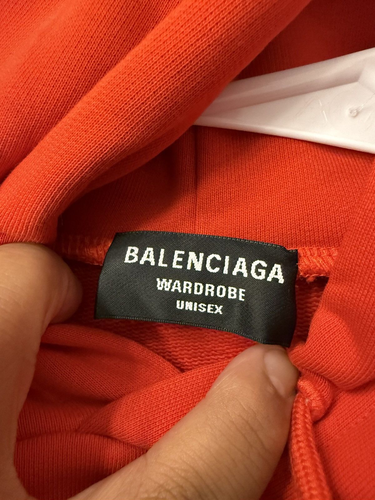 Balenciaga Balenciaga Corner Logo Red Hoodie Size XS Size US XS / EU 42 / 0 - 7 Thumbnail
