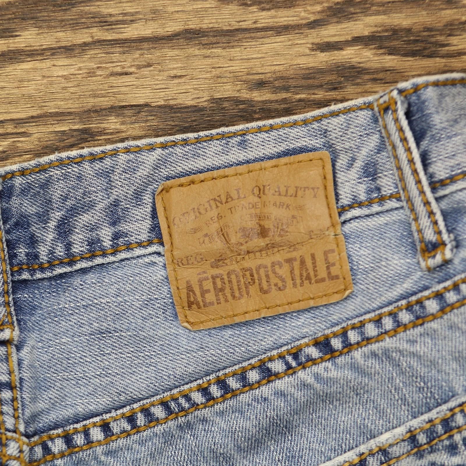 Aeropostale Aeropostale Y2k Essex Straight Leg Jeans Light Blue 28x28 Size US 28 / EU 44 - 3 Thumbnail