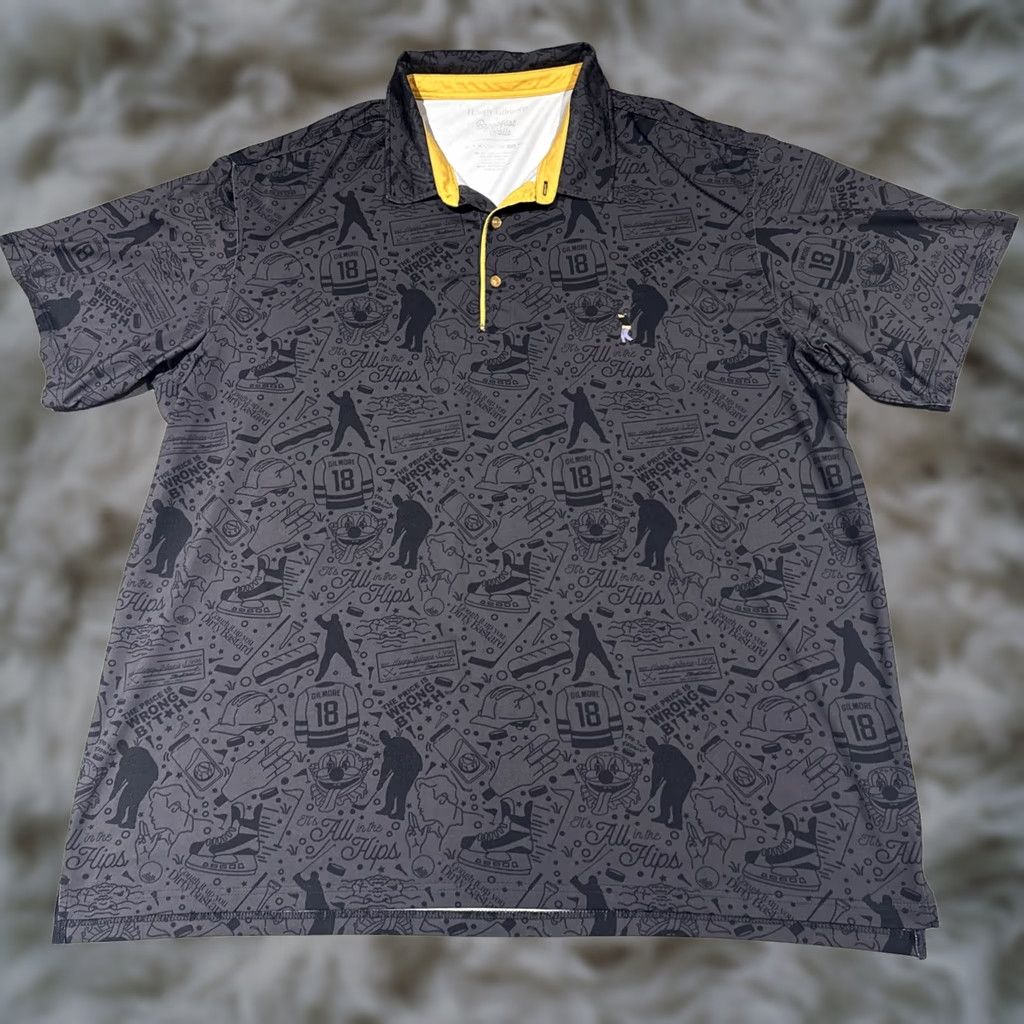 Vintage Happy Gilmore x Breakfast Balls RSVLTS Polo Shirt Men’s 3XL Golf Performance Size US XXL / EU 58 / 5 - 1 Thumbnail