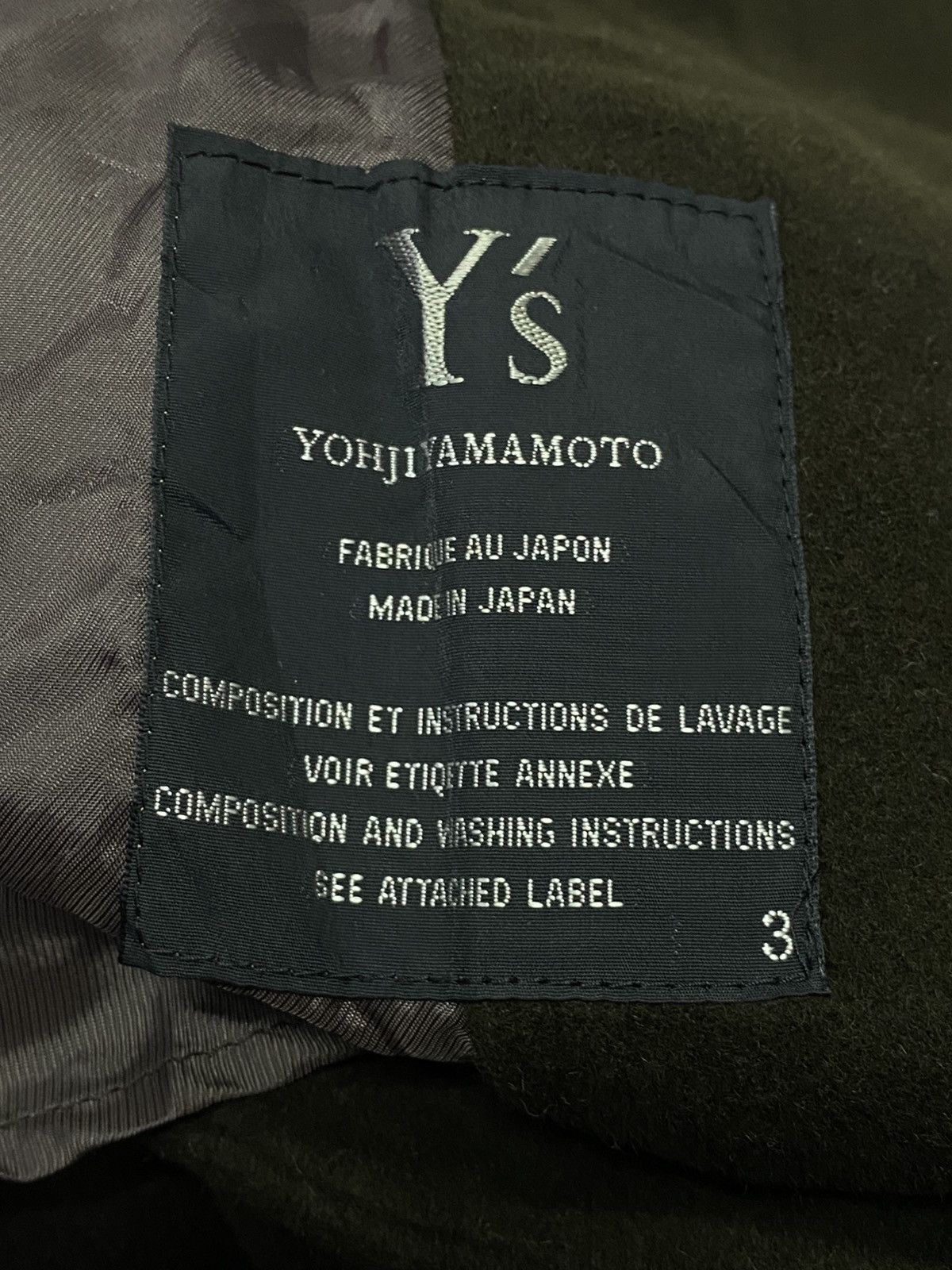 Yohji Yamamoto Y’s Yohji Yamamoto Wool Hoodie Long Coats Size L / US 10 / IT 46 - 10 Thumbnail