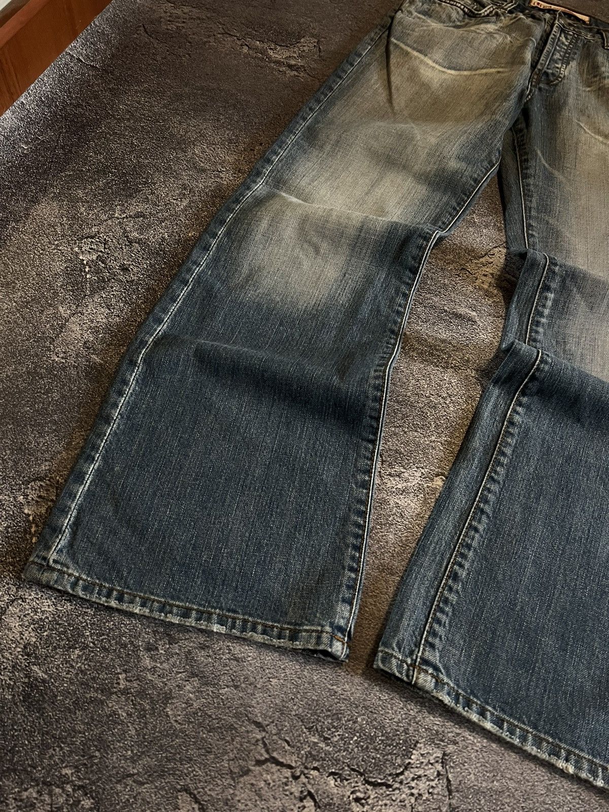 Vintage CRAZY Hysteric Glamour Style Grunge Archive Y2K Flare Drip Size US 32 / EU 48 - 2 Thumbnail