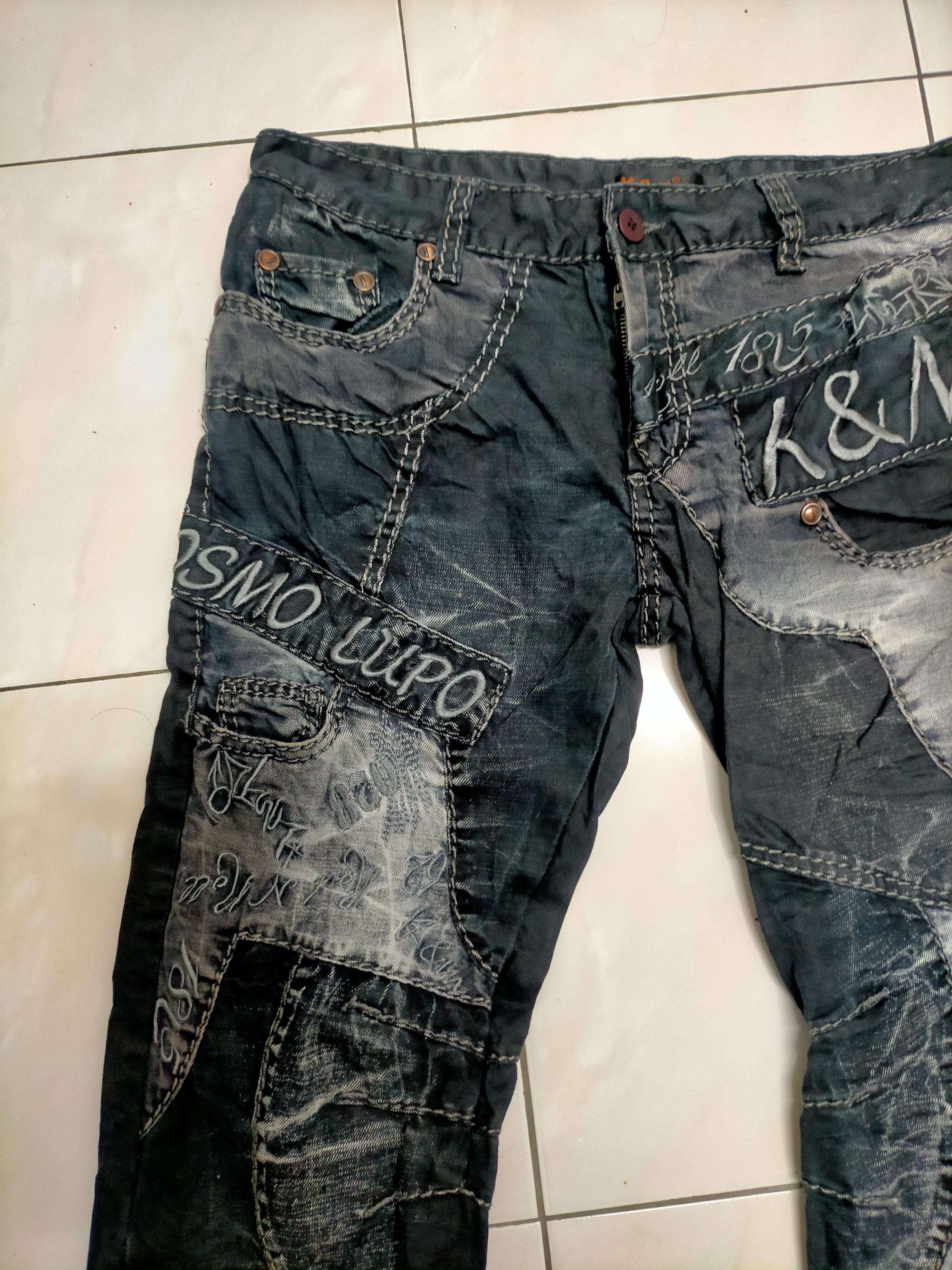 Japanese Brand Avant Garde Kosmo Lupo Vintage Y2K Denim Size US 32 / EU 48 - 5 Thumbnail