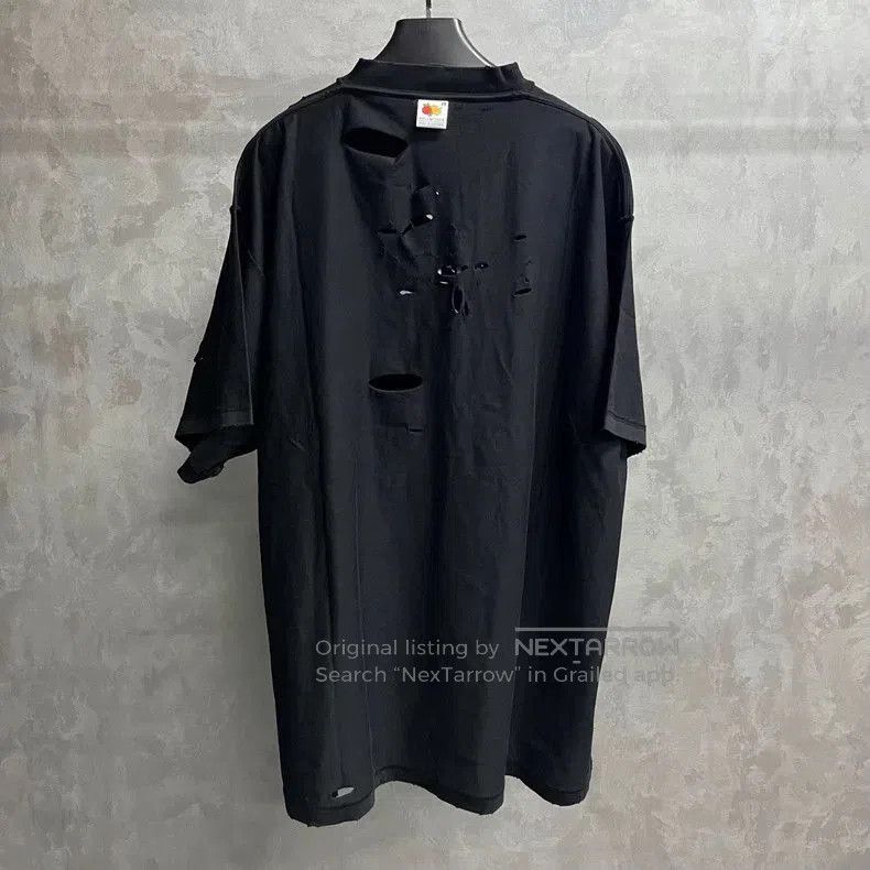 Balenciaga Balenciaga 24 Black Letter Print T-shirt. Size US XXL / EU 58 / 5 - 2 Thumbnail